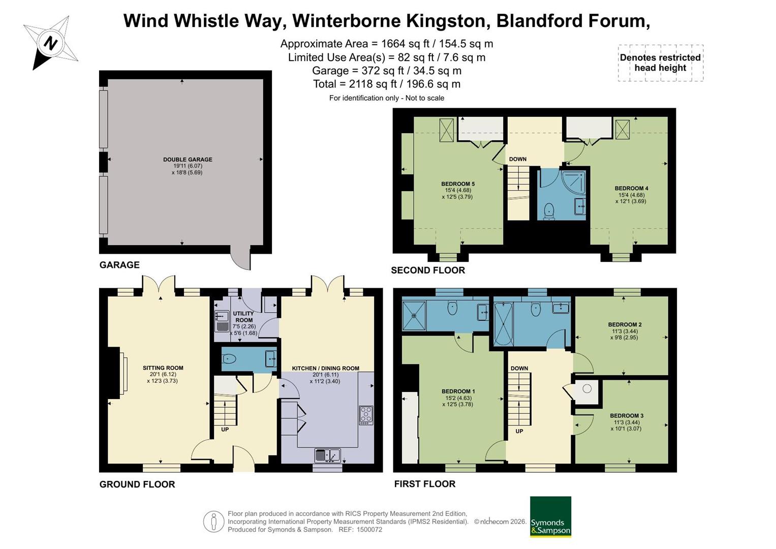 9, Wind Whistle Way, Blandford Forum floorplan