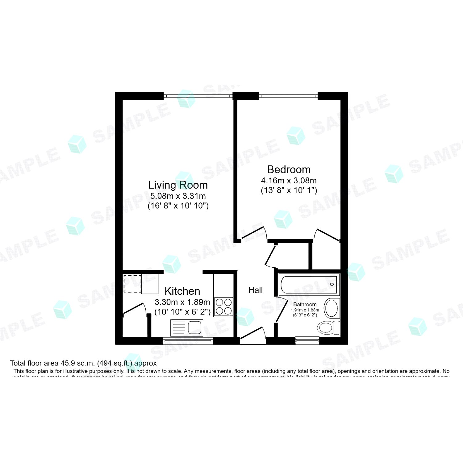 21, The Conyers, Harlow floorplan