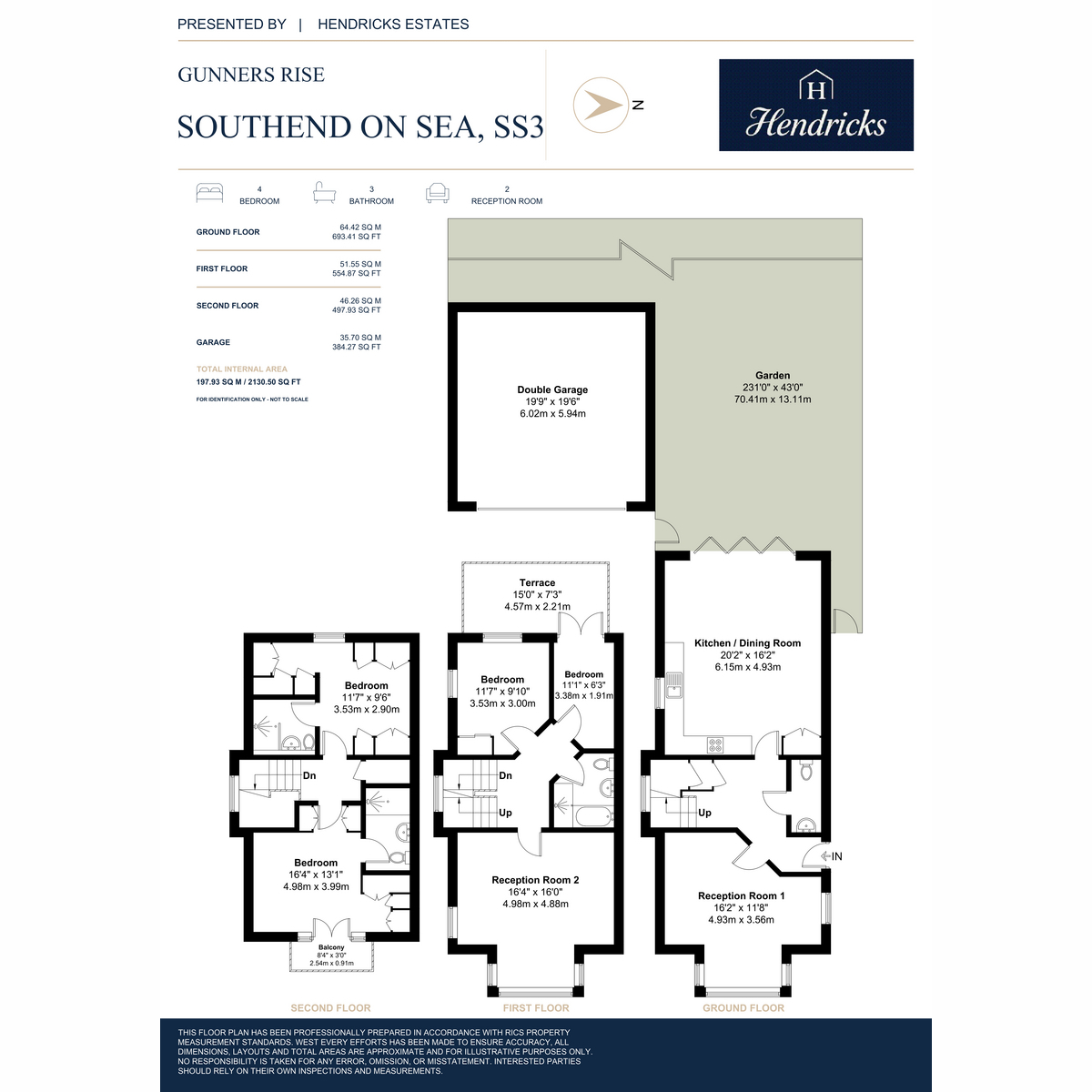 59, Gunners Rise, Southend-on-sea floorplan