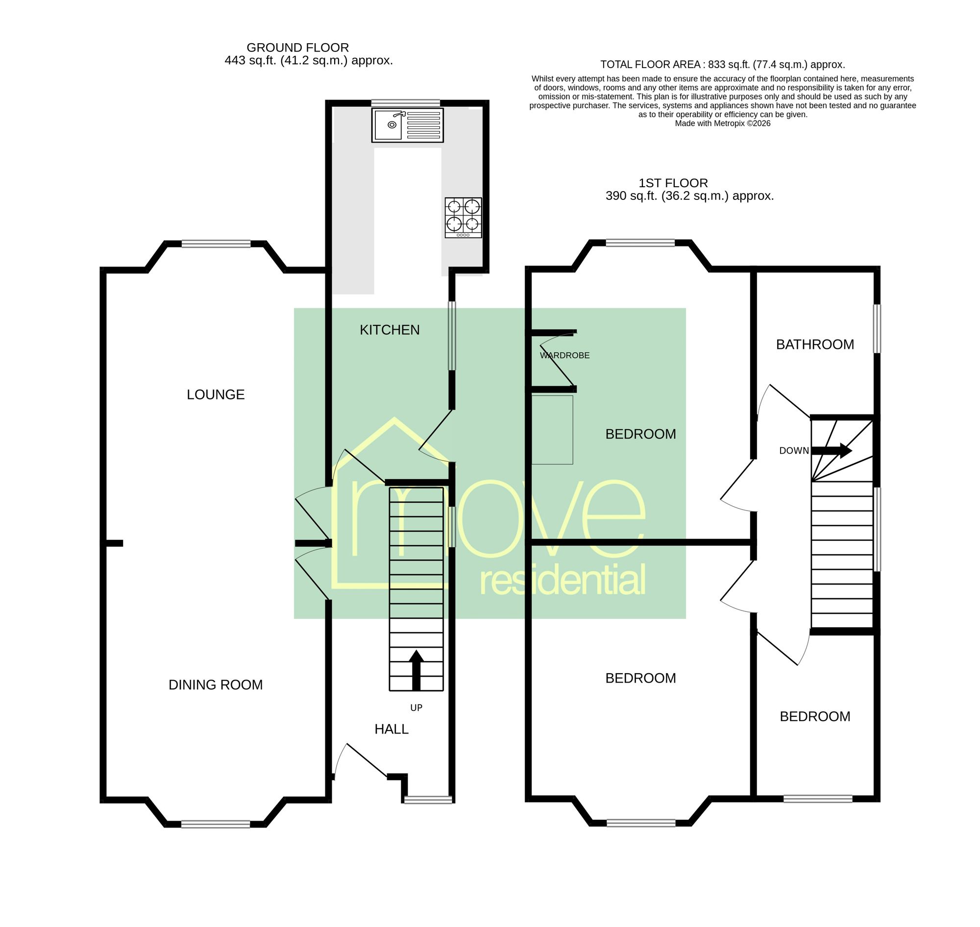65 Crosthwaite Avenue, Wirral floorplan
