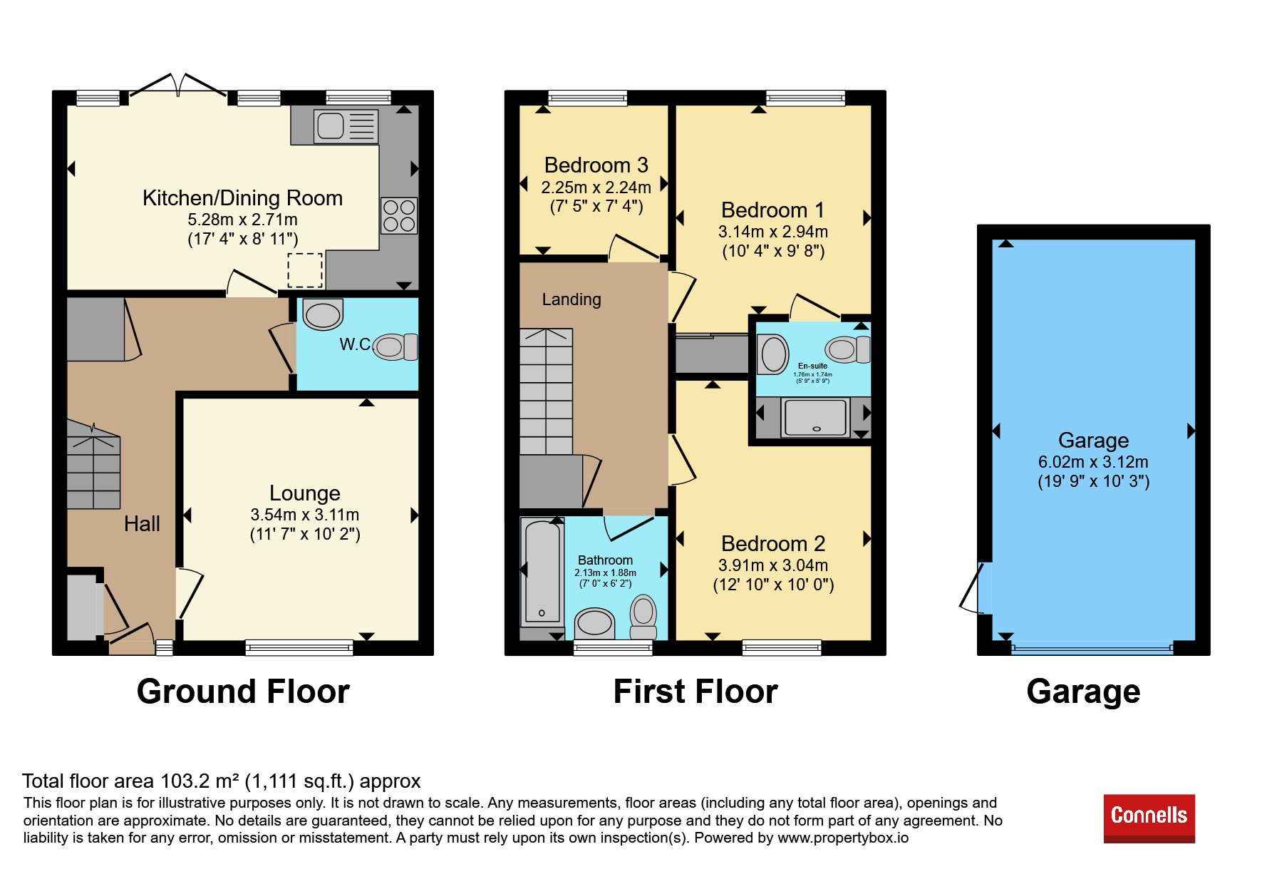 51, Saunders Way, Basingstoke floorplan