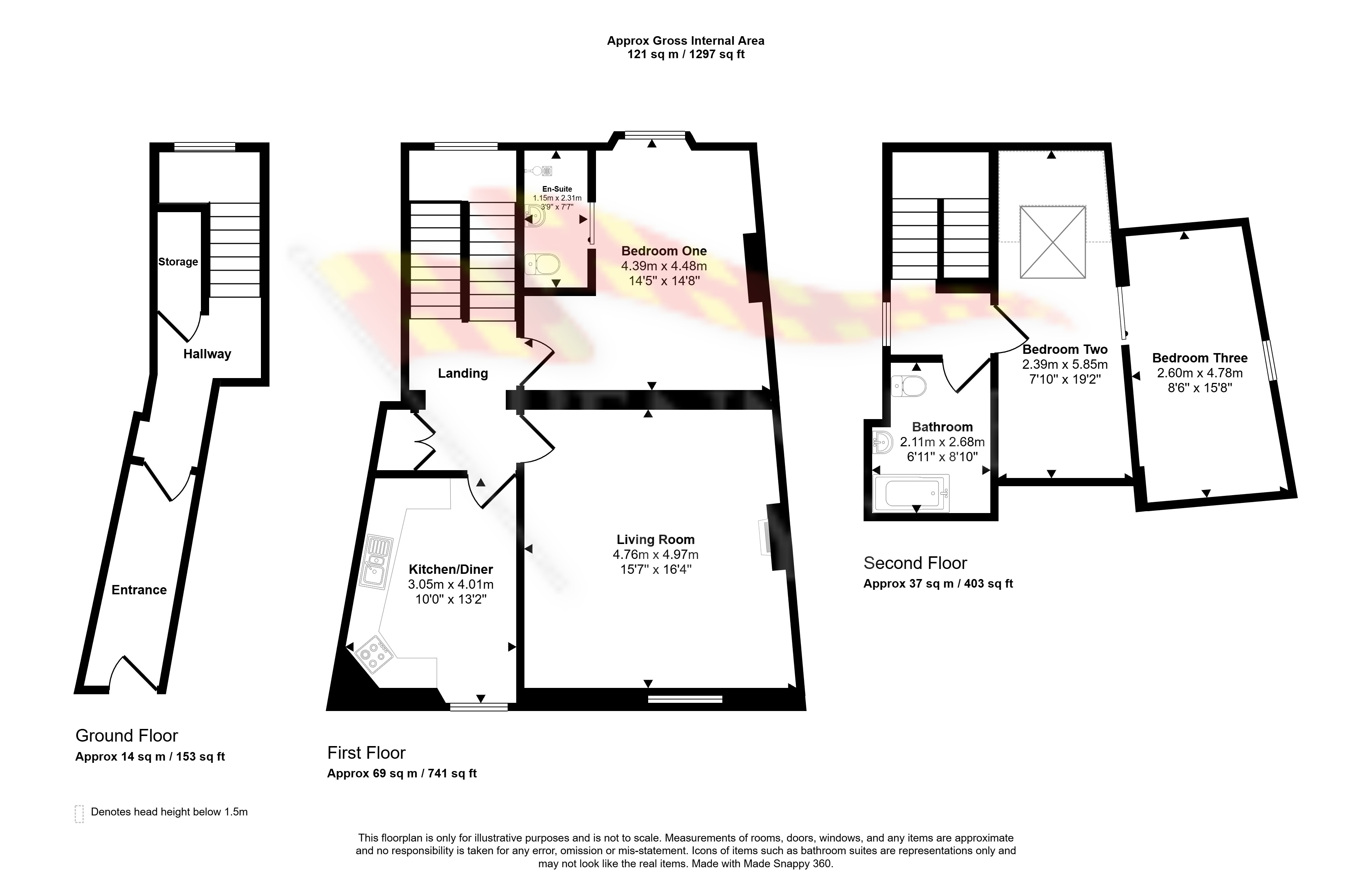 Harvest Home Flat, Front Street, Alston floorplan