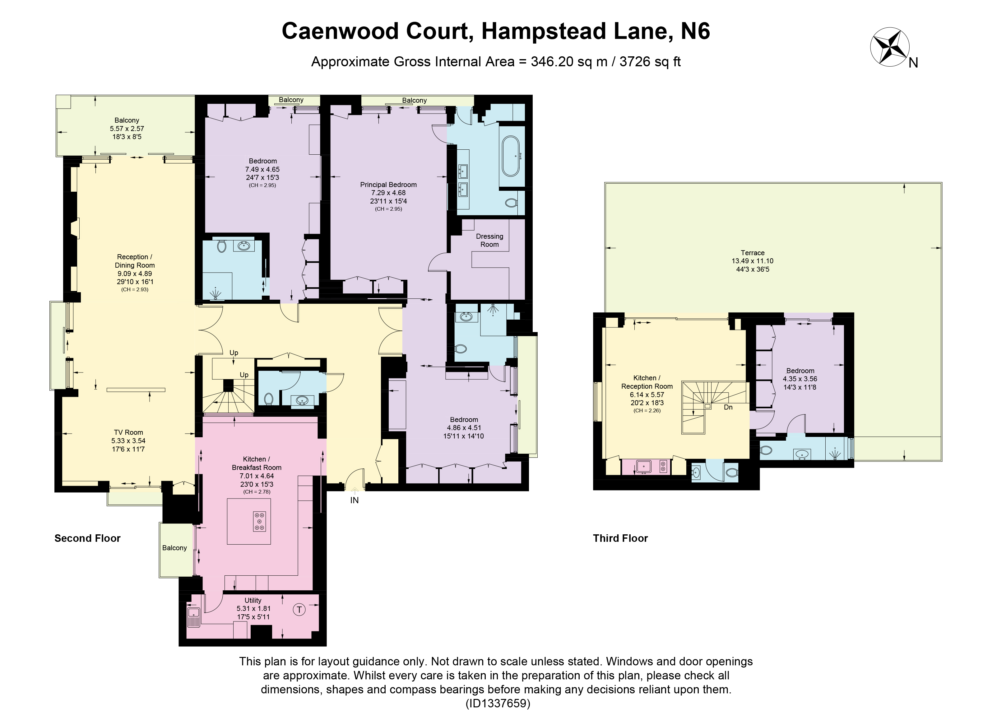 Hampstead Lane, London floorplan