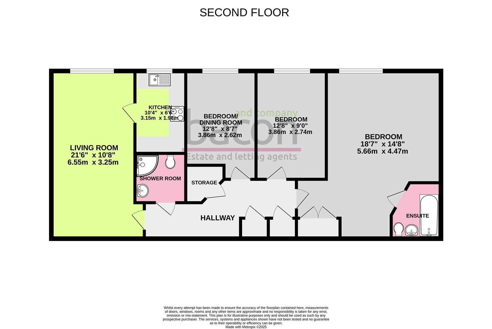 23, Grasmere Court, Wordsworth Road, Worthing floorplan