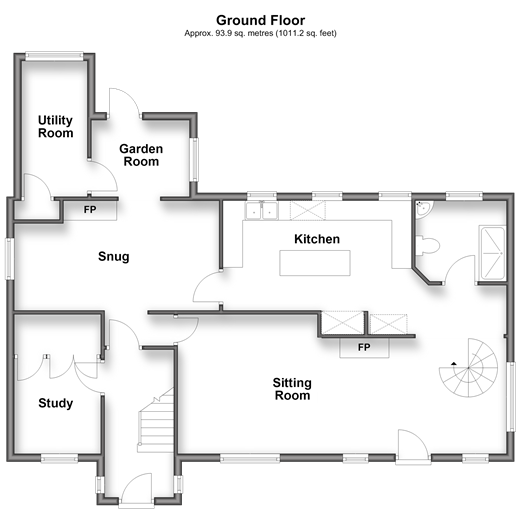 Main Road Porchfield, Thorness floorplan
