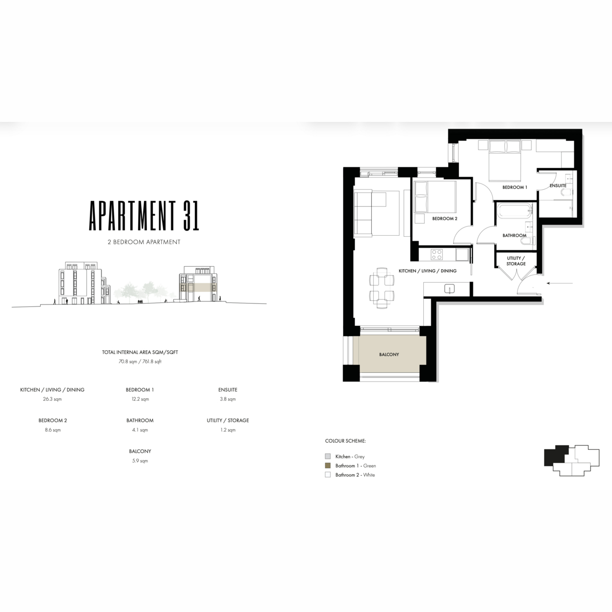 Flat B331, Artscene, East Acton Lane, London floorplan
