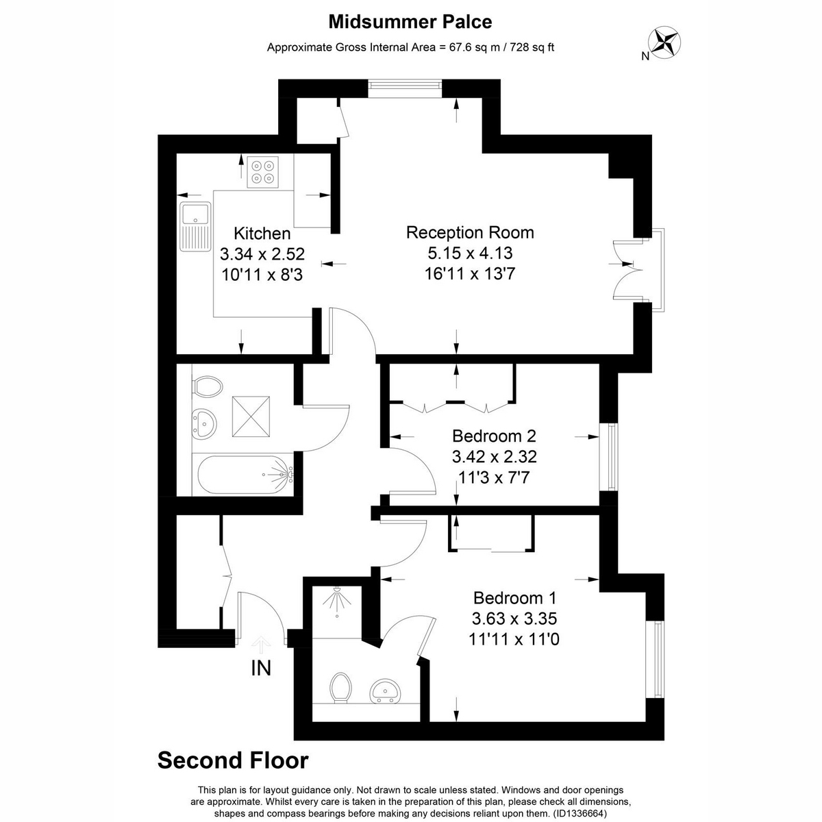 8 Midsummer Place, Asheridge Road, Chesham floorplan