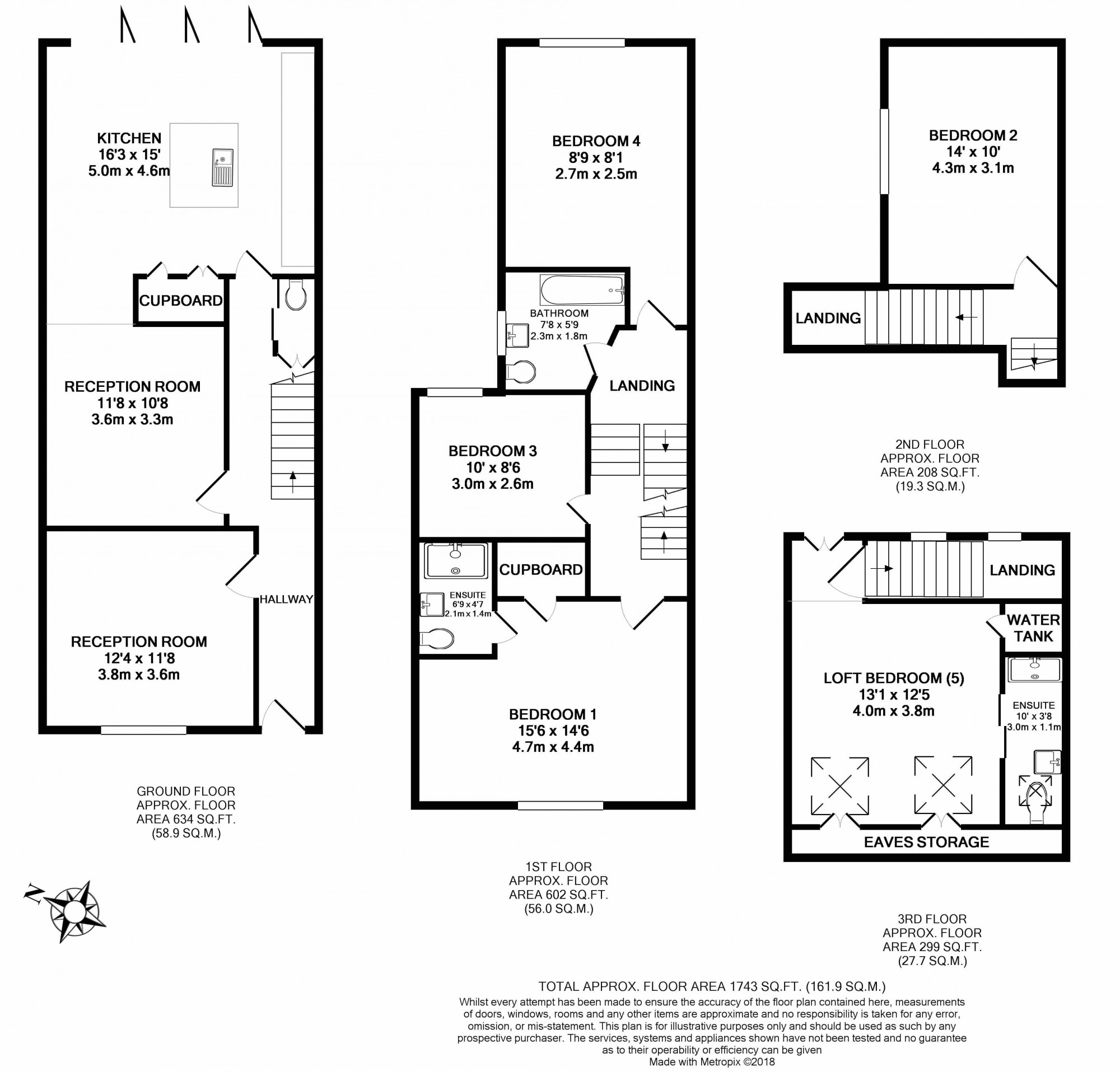 5 Bedrooms Terraced house to rent in Worlingham Road, London SE22