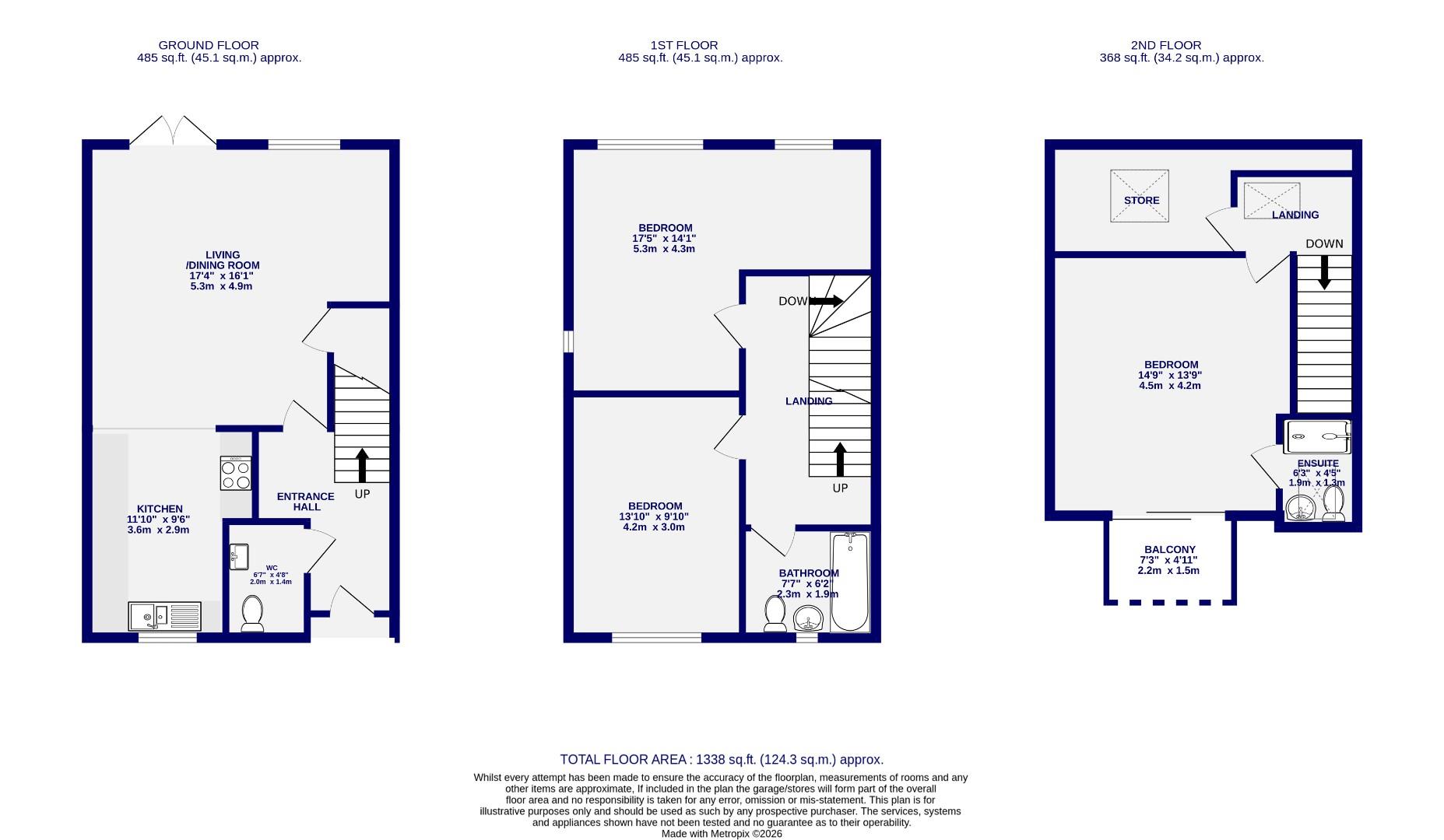 Plot 39, The Bradley,  3 Blackberry Way, York floorplan