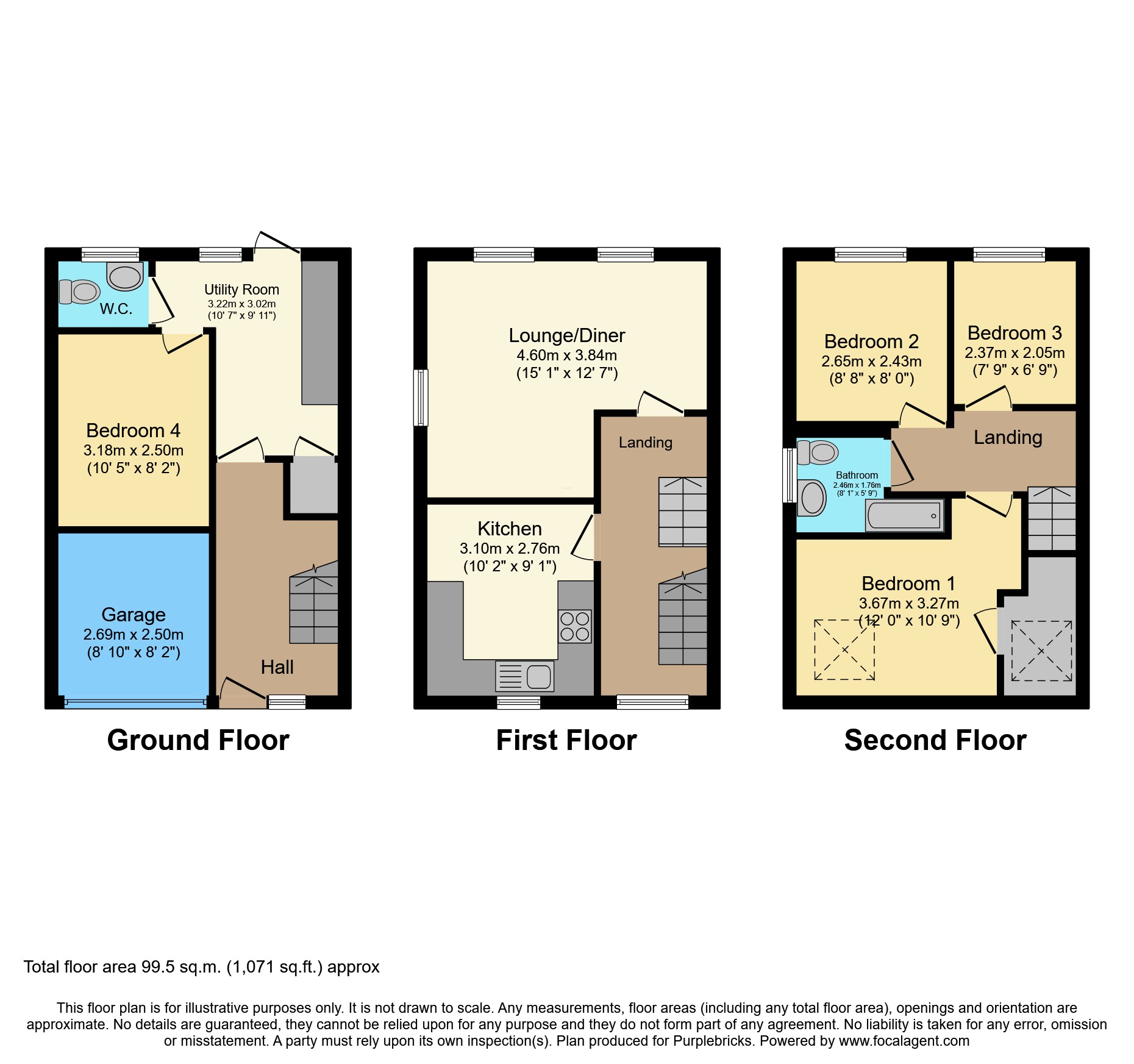 3, Elm Road, Barrow-in-Furness floorplan