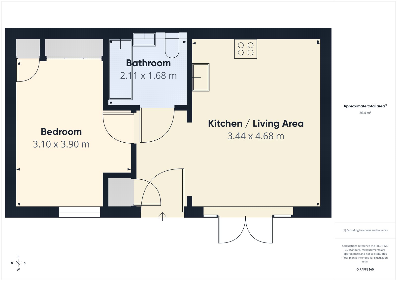 1, South Street Mews, Bristol floorplan