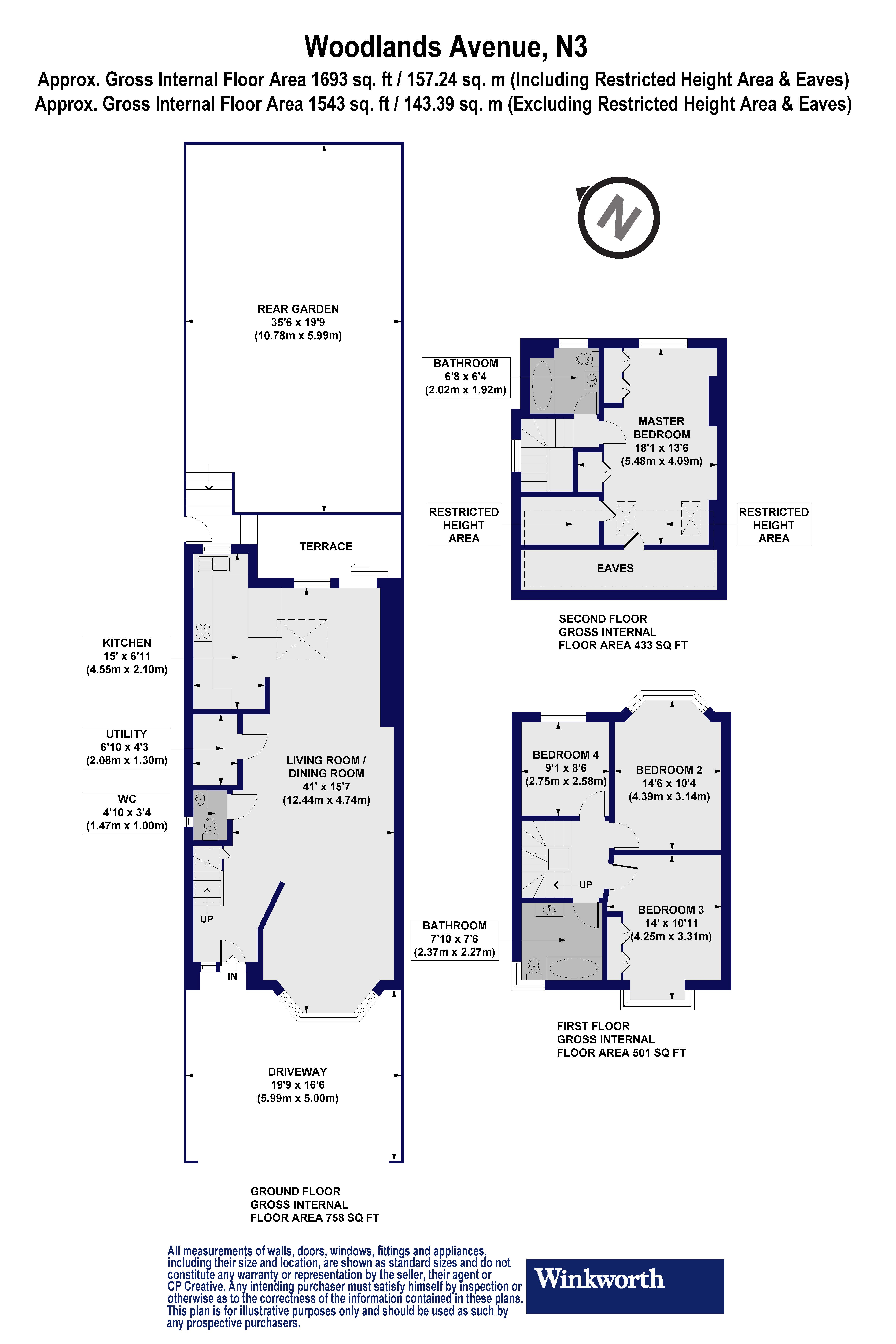 88, Woodlands Avenue, London floorplan