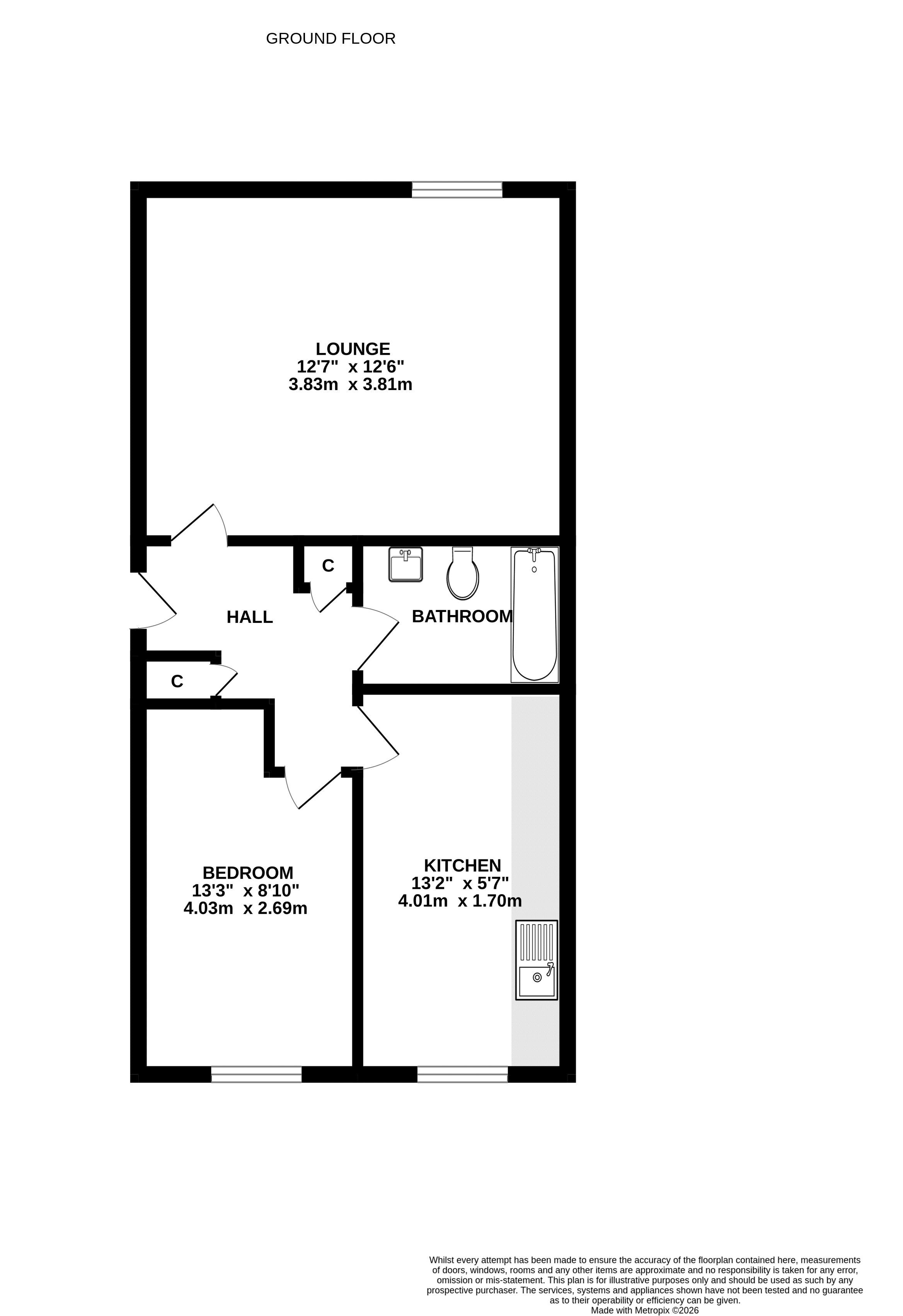 65, Freeland Close, Norwich floorplan