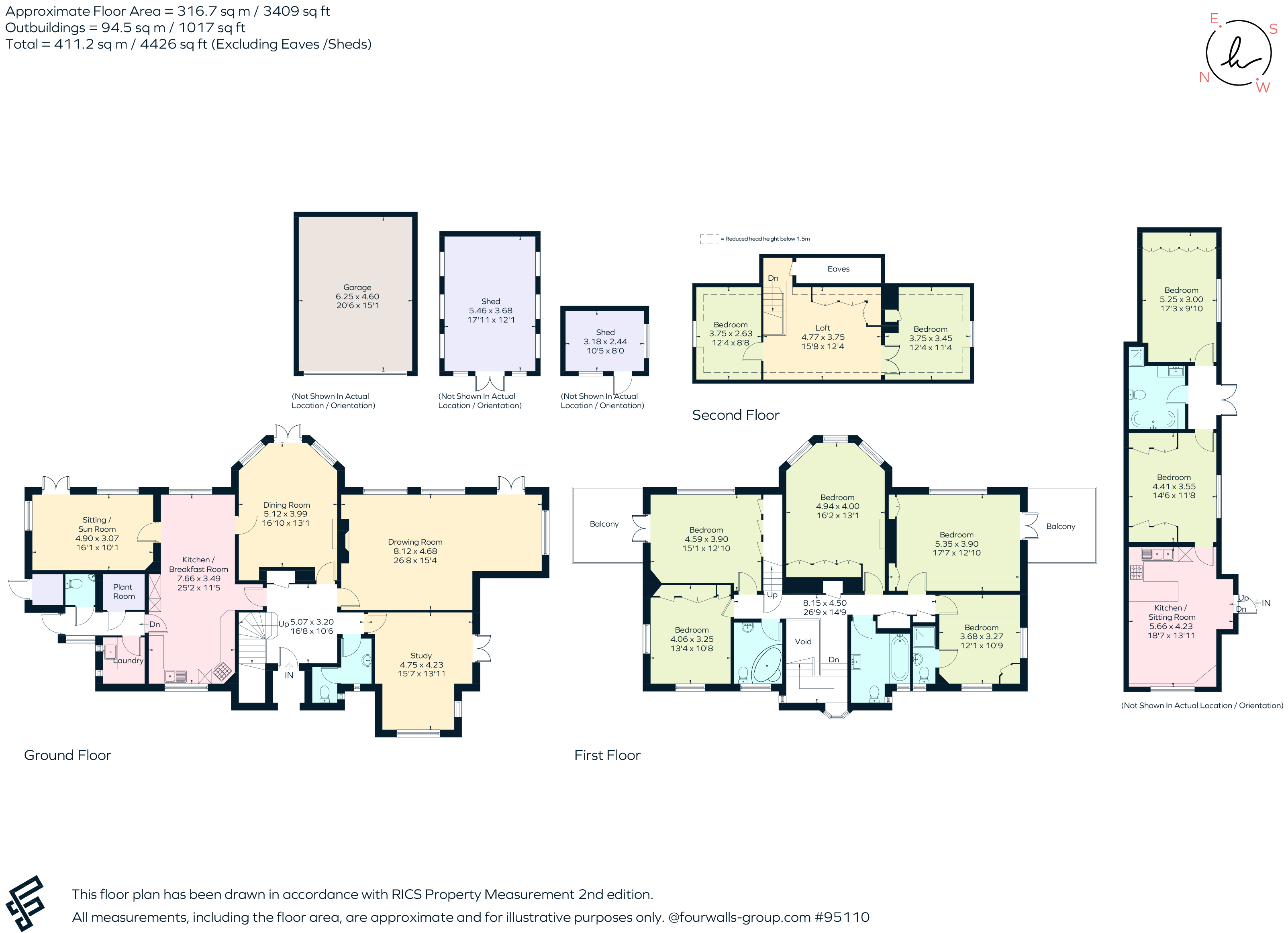 Greenacre, Wellington Avenue, Virginia Water floorplan