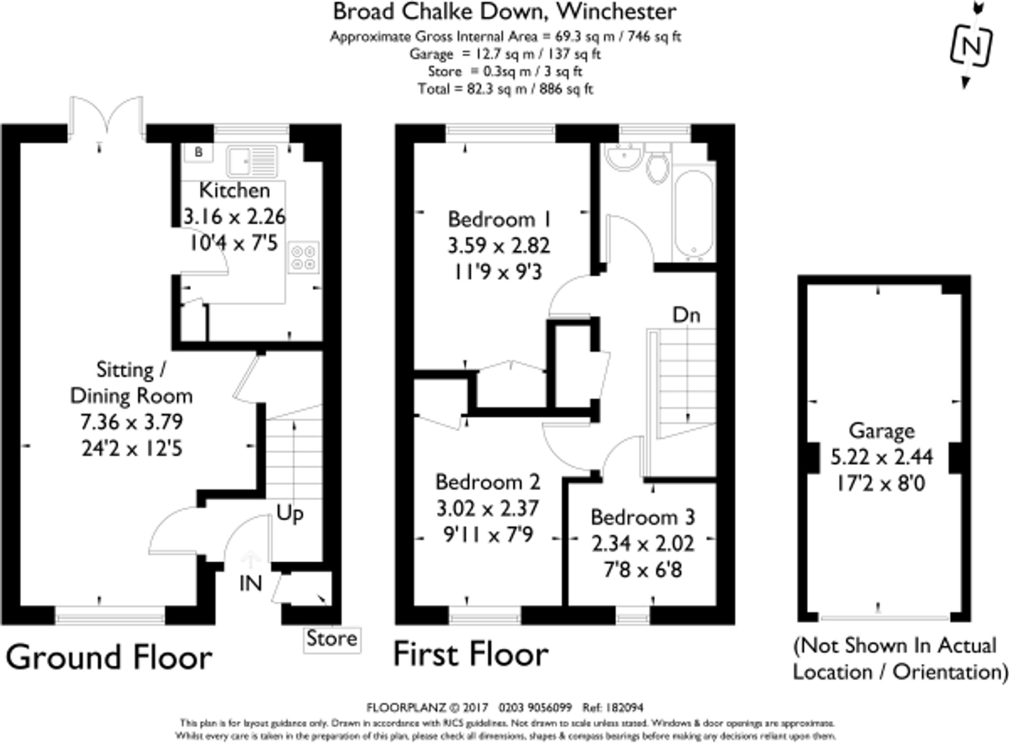 44 Broad Chalke Down, Winchester floorplan