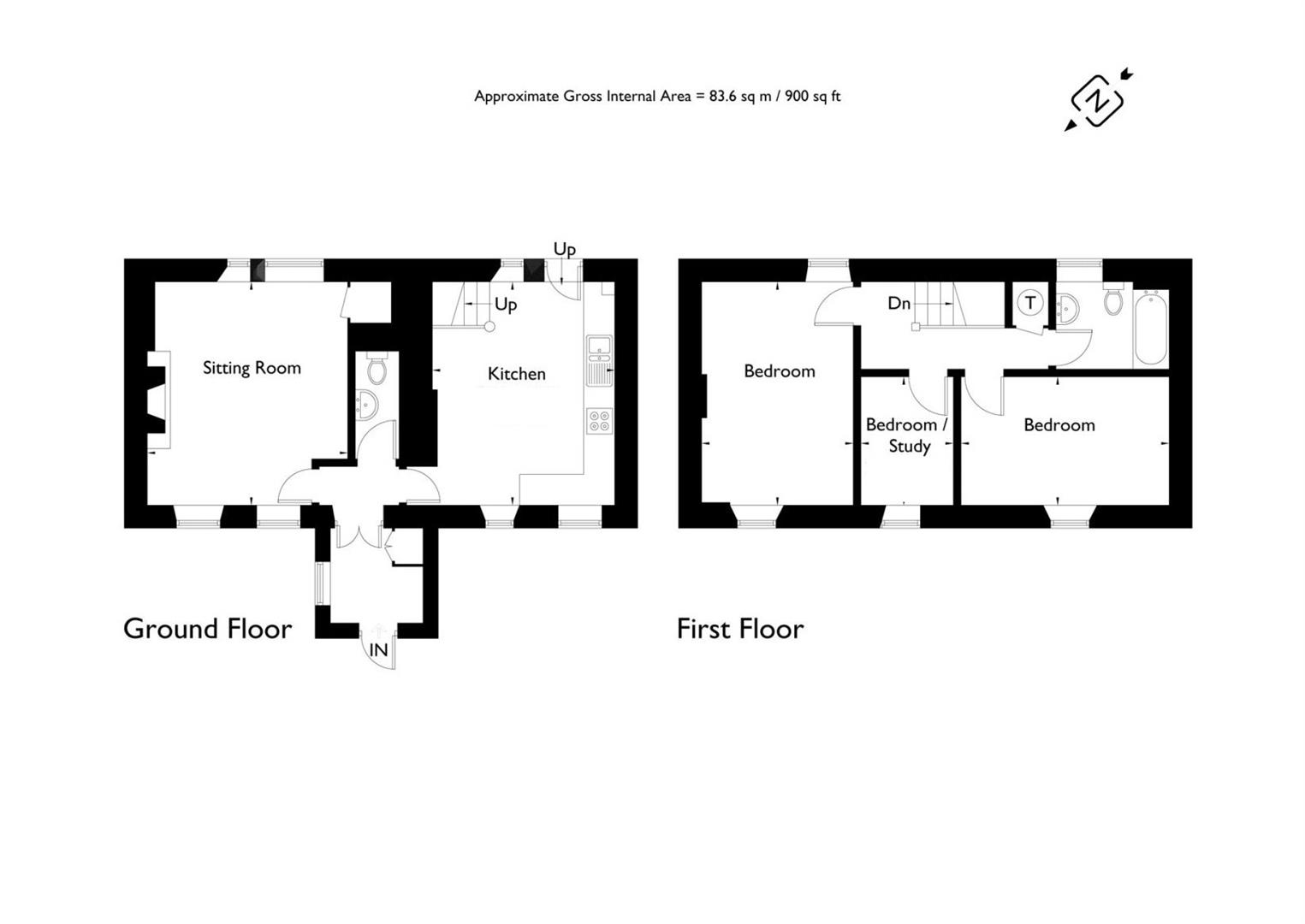Sudbury Cottage, 79, Bower Hinton floorplan