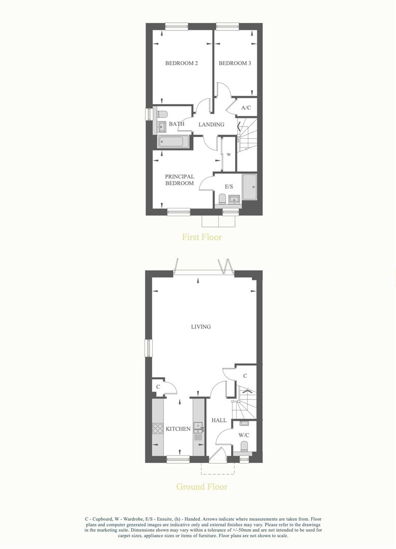 The Olivia, Barleyfields, Weeley floorplan