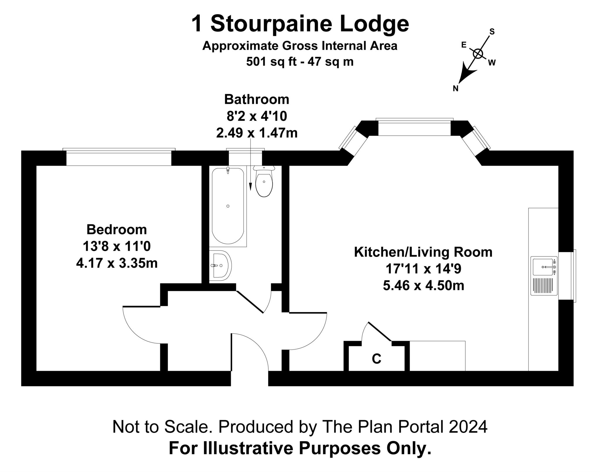Stourpaine Lodges, Stourpaine floorplan
