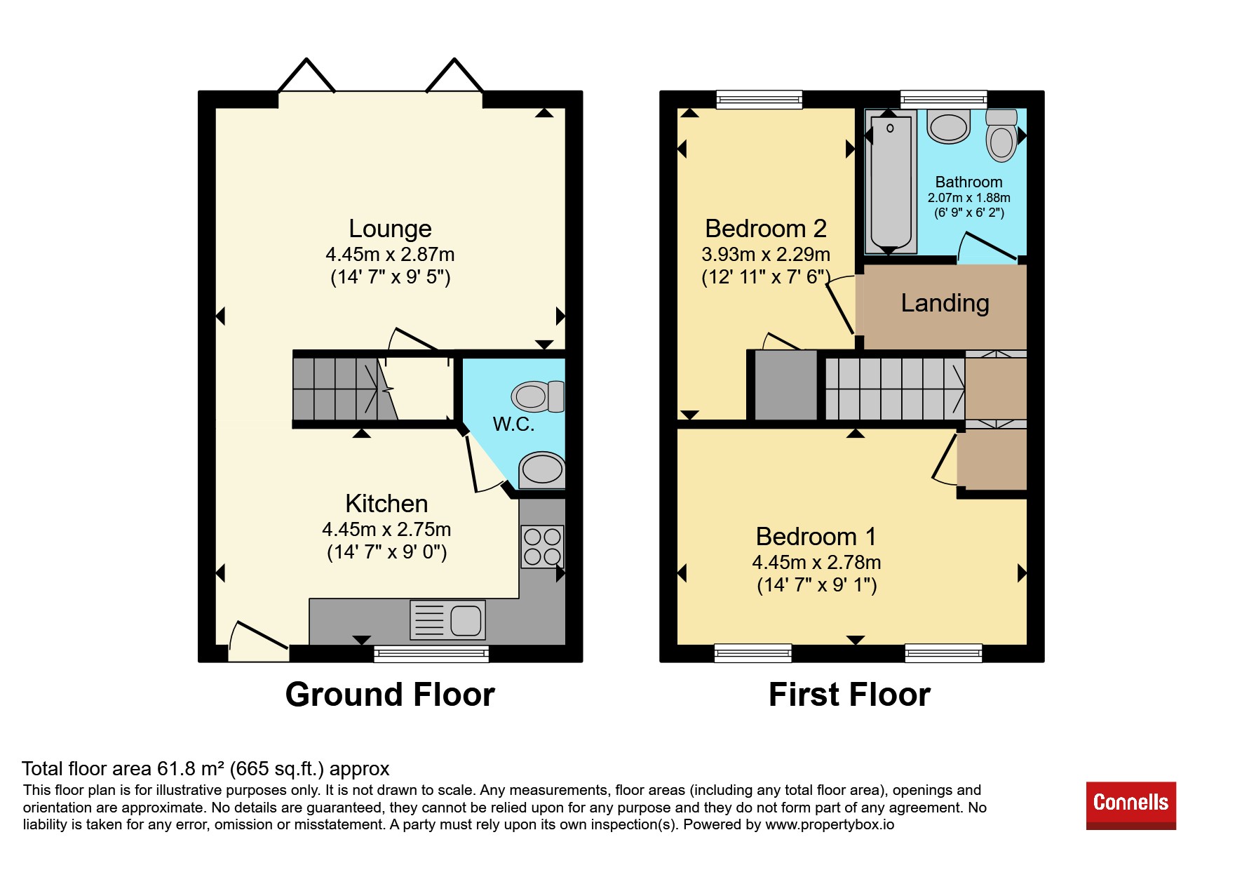 24, Whittaker Way, Warwick floorplan