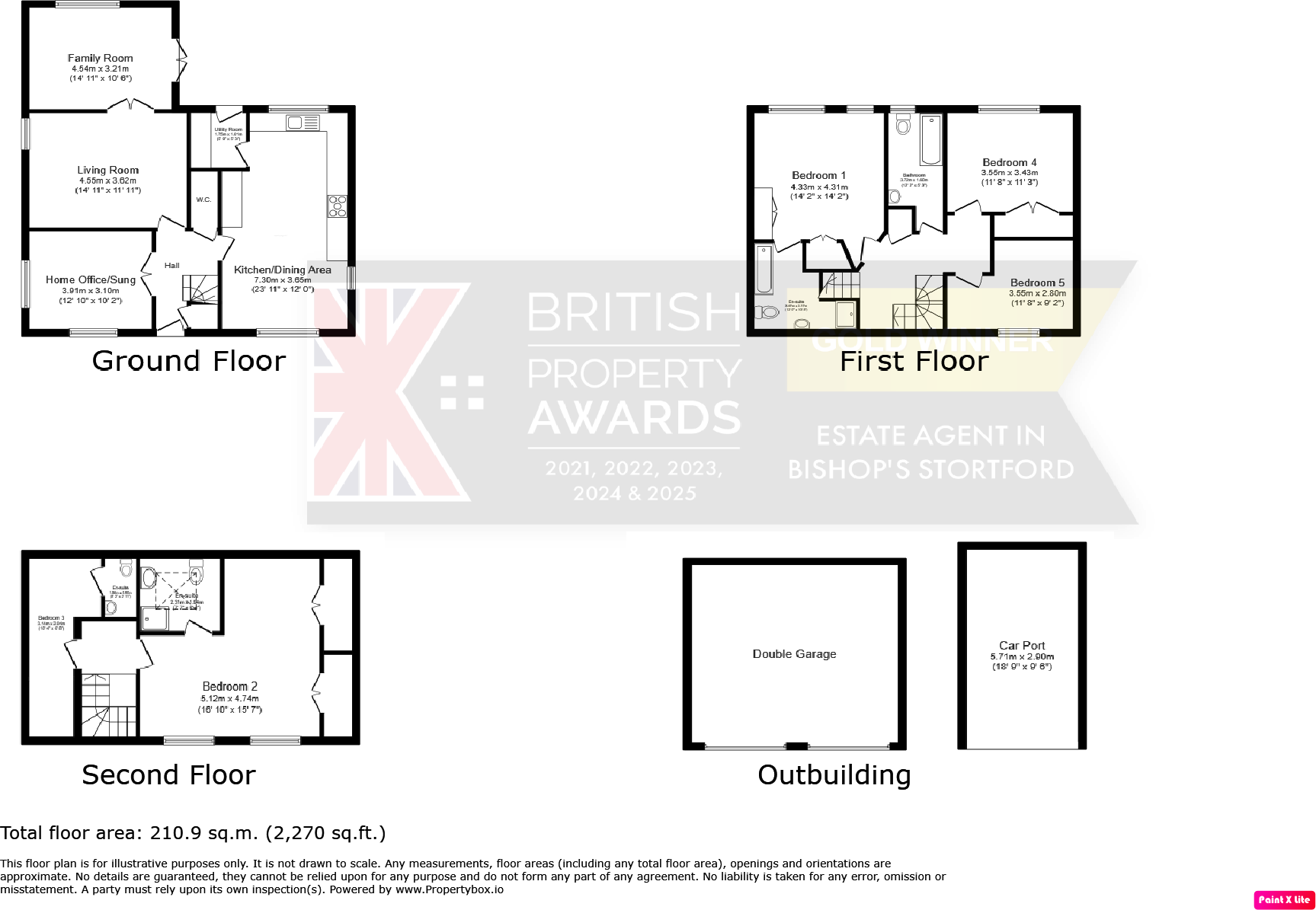 13, The Shearers, Bishops Stortford floorplan