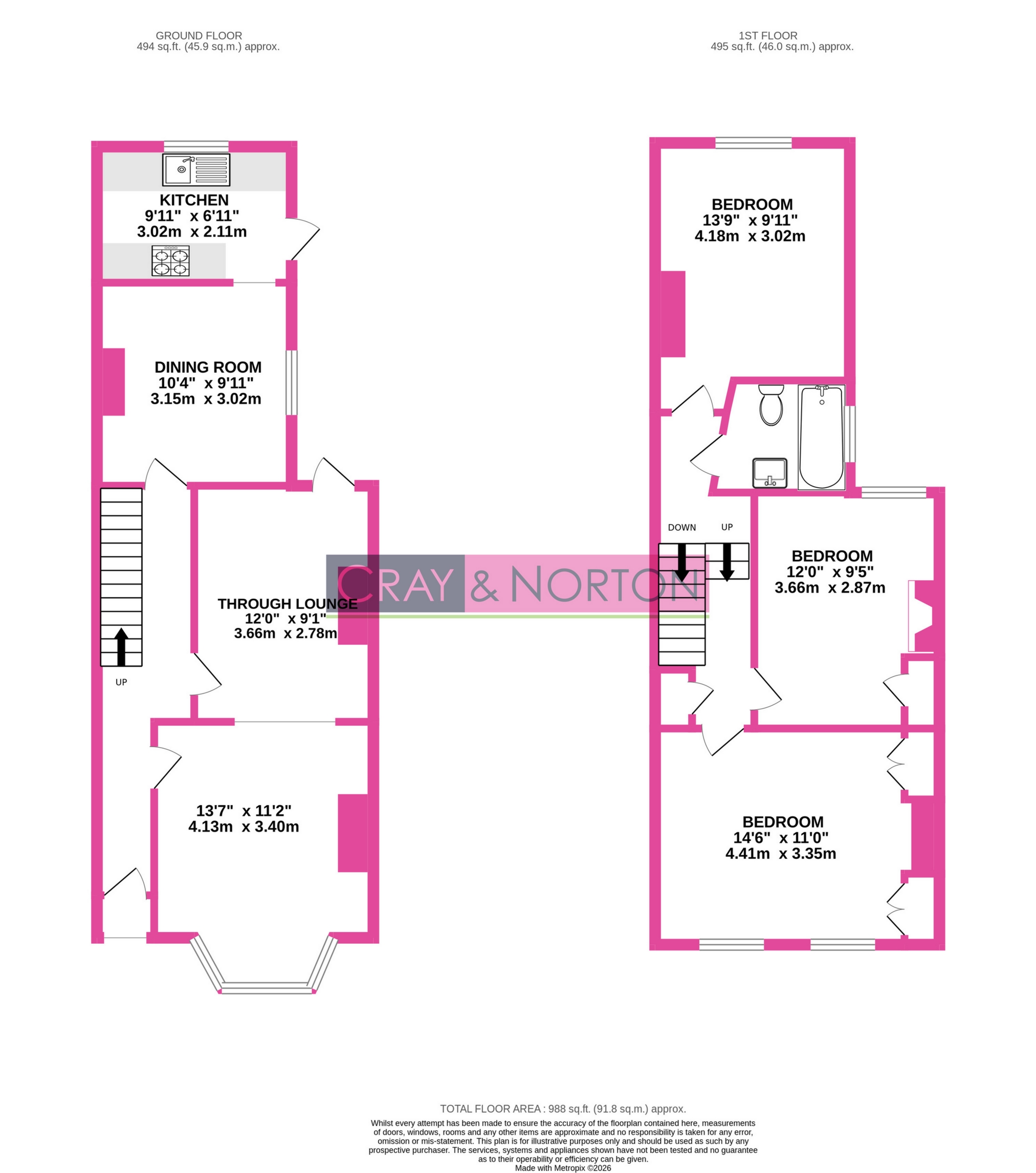 71, Stretton Road, Croydon floorplan