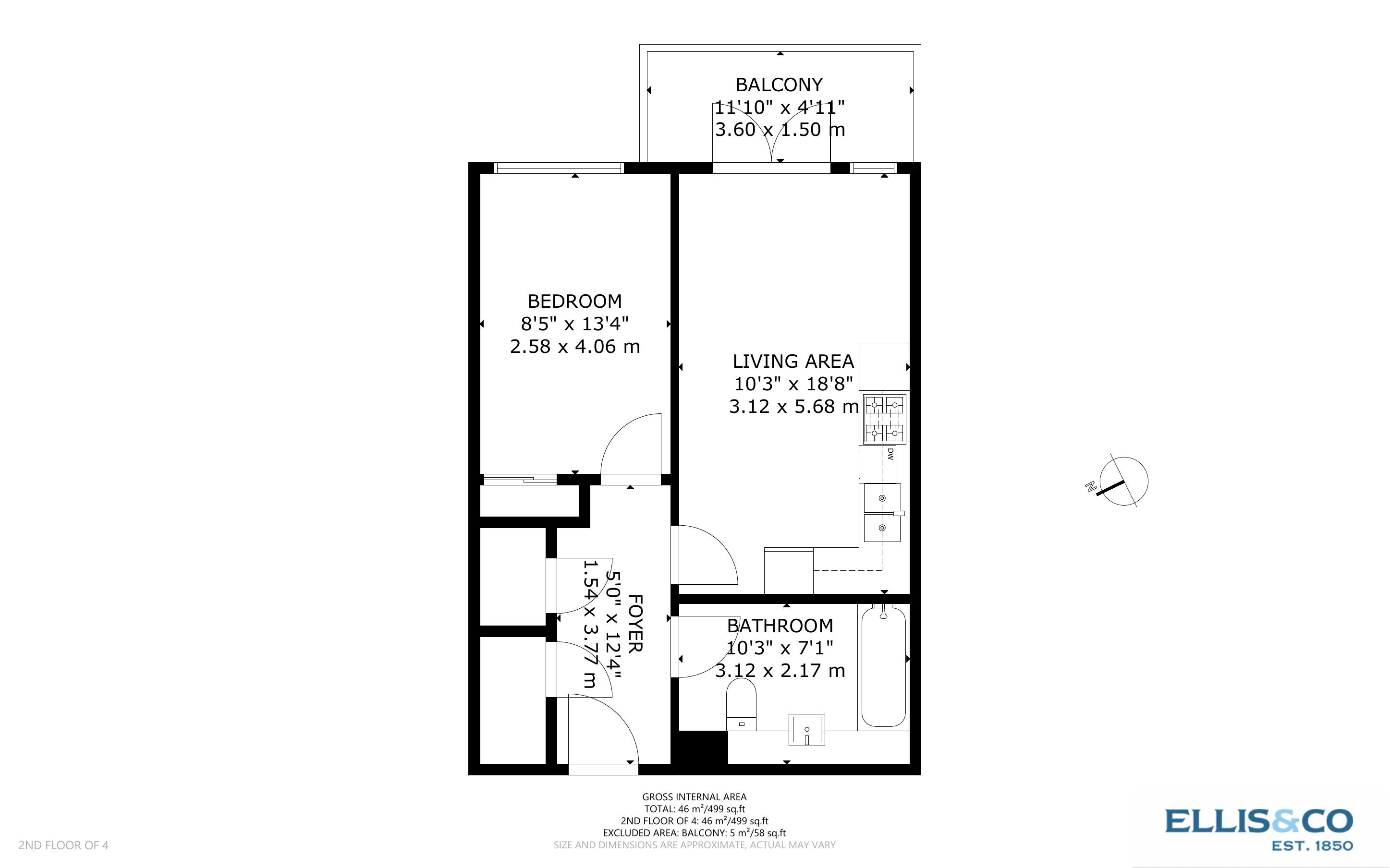 Elm Road, Wembley floorplan