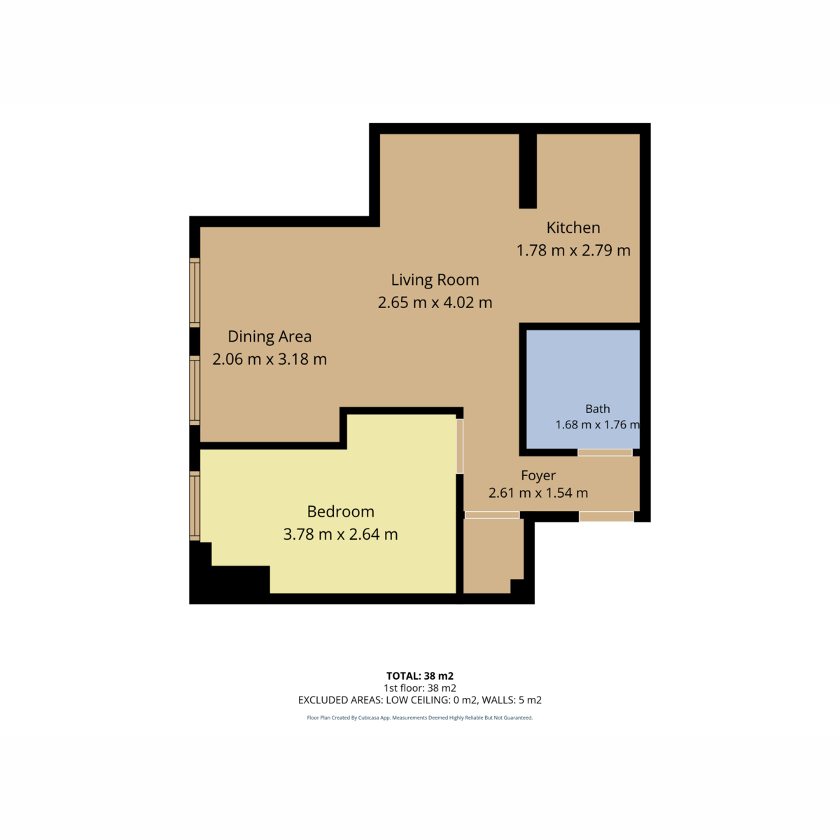 Flat 3, 3, Cwrt Brenin, Pontypridd floorplan