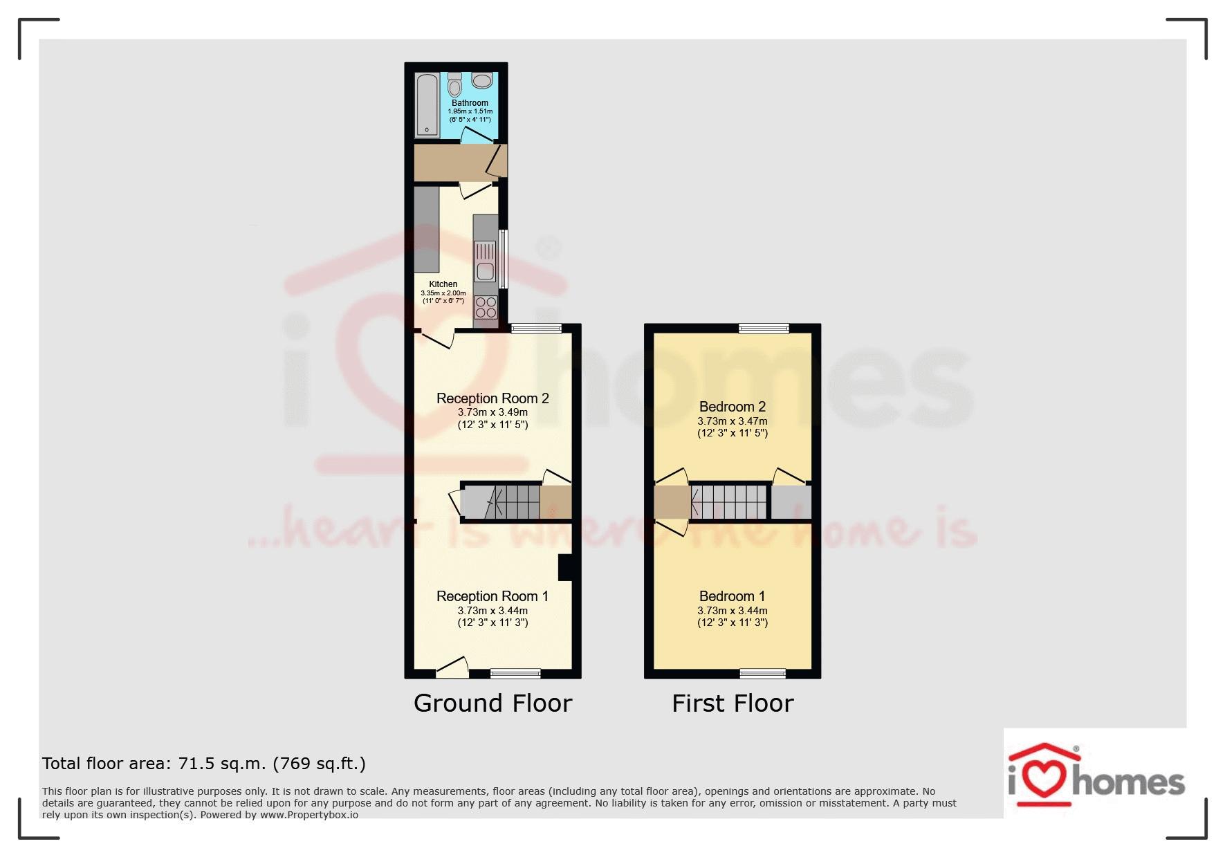 132, Bentley Lane, Walsall floorplan