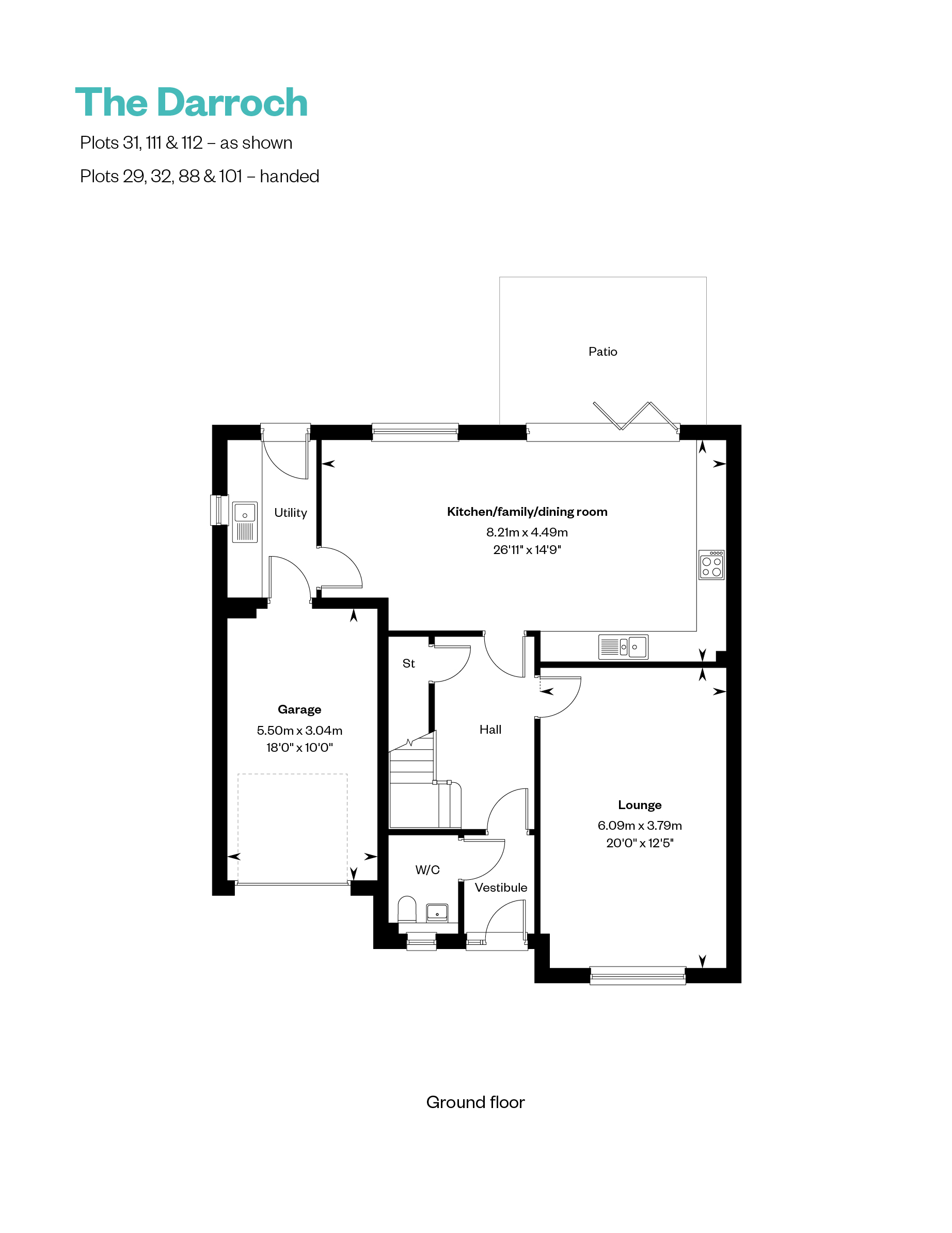 112, Beatlie Road, Winchburgh, Eh52 6Wl floorplan