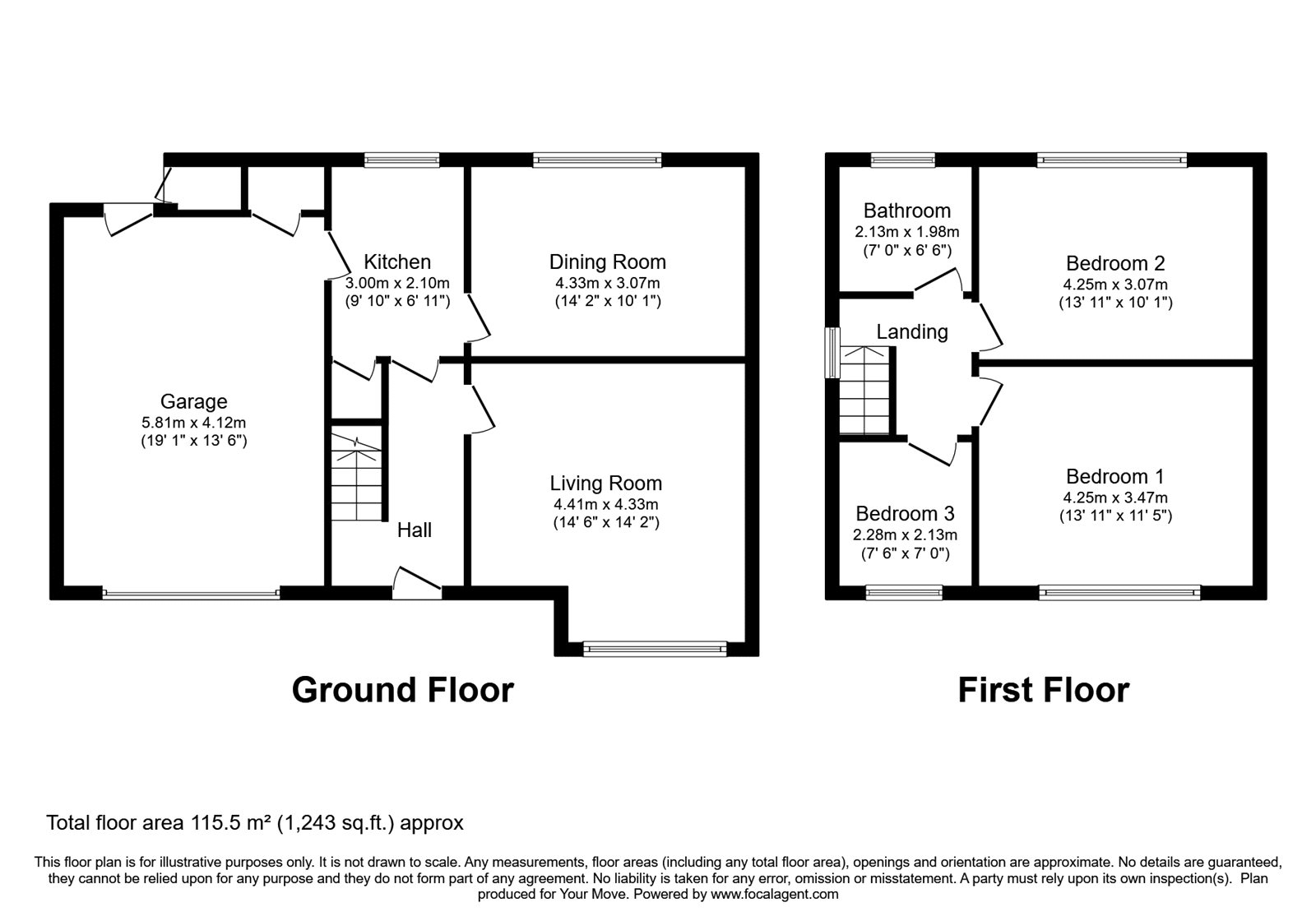 Mansfield Road, Sutton-in-Ashfield floorplan