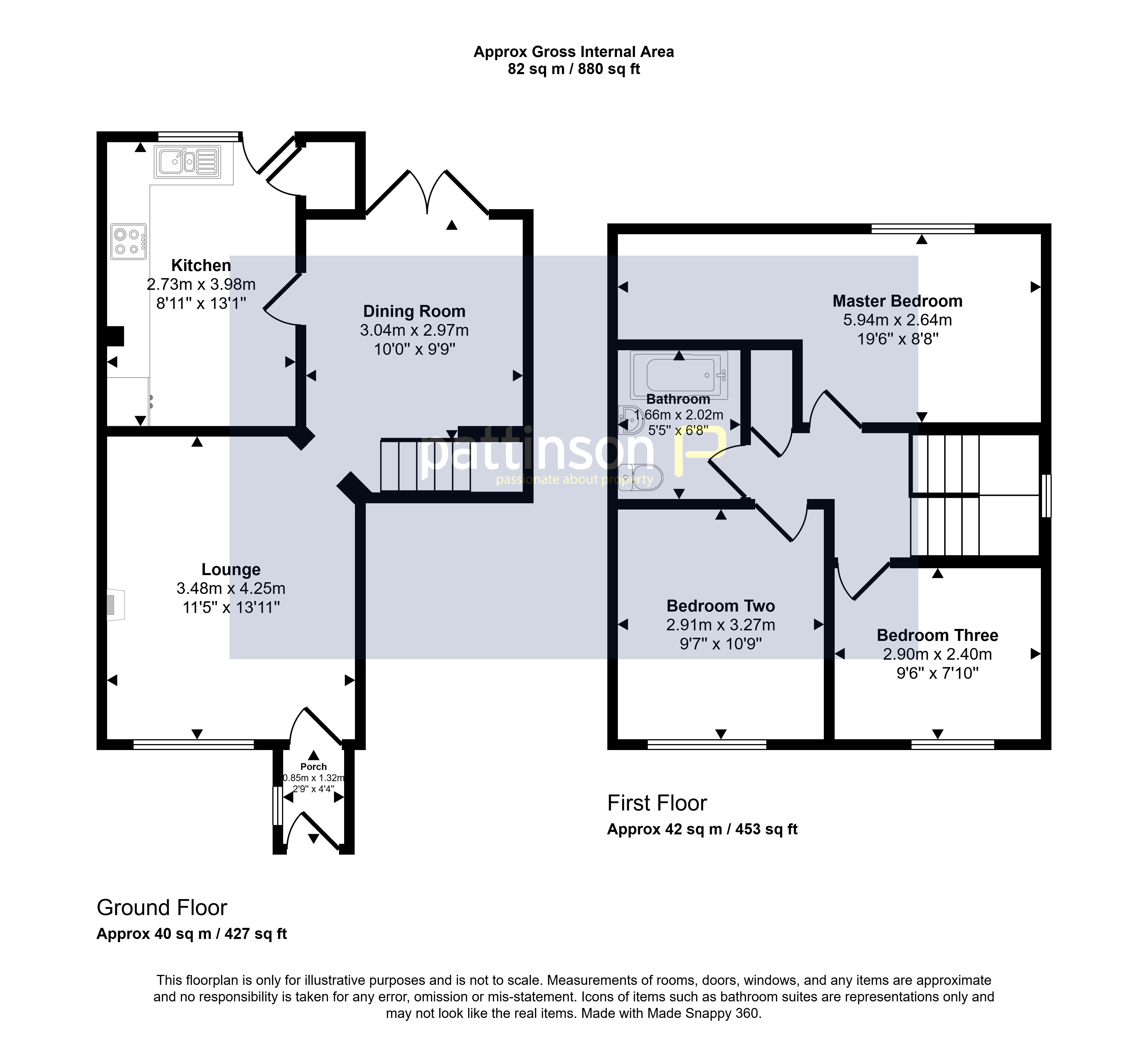 34, Crookham Grove, Morpeth floorplan