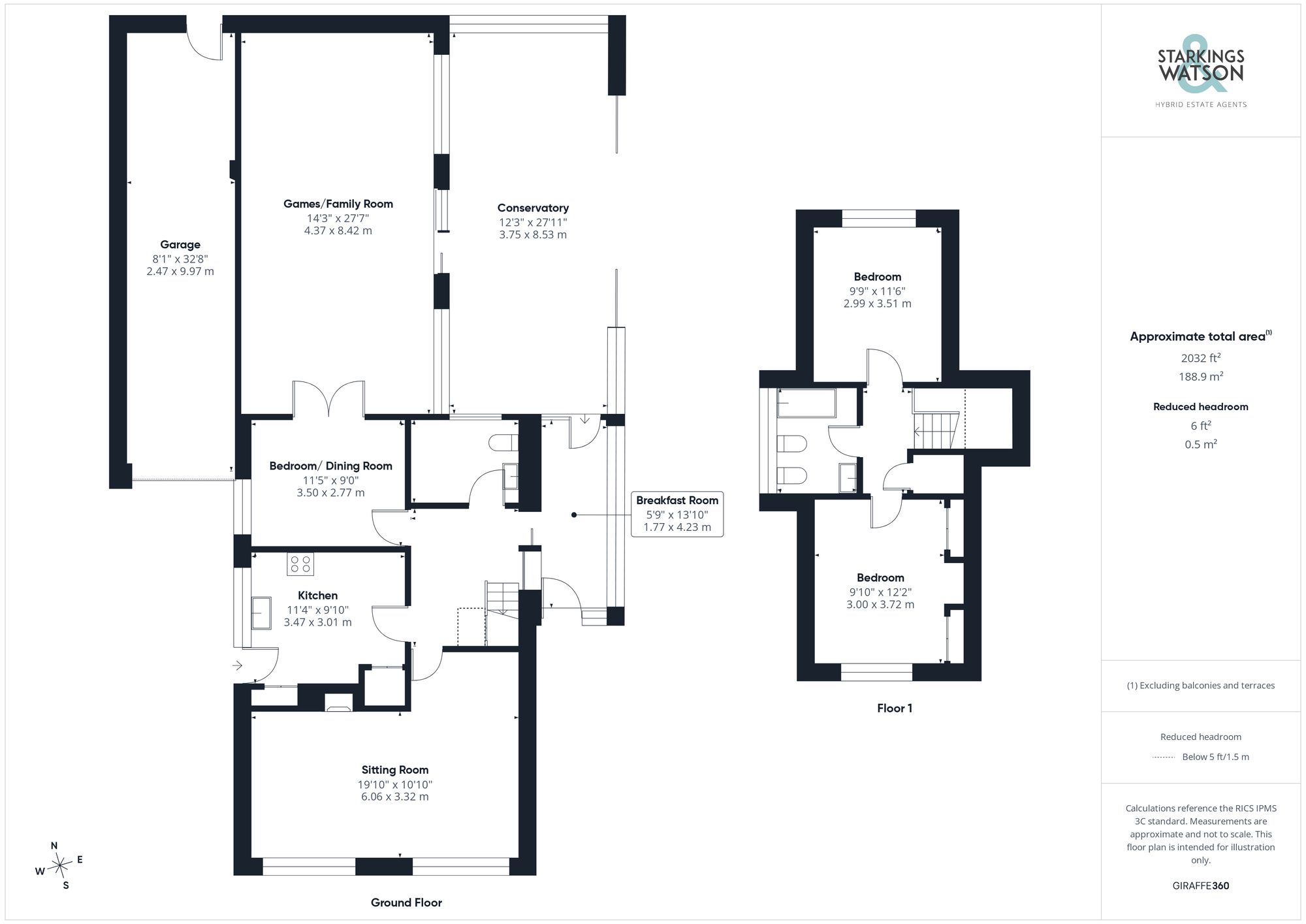 32 New Close, Norwich floorplan