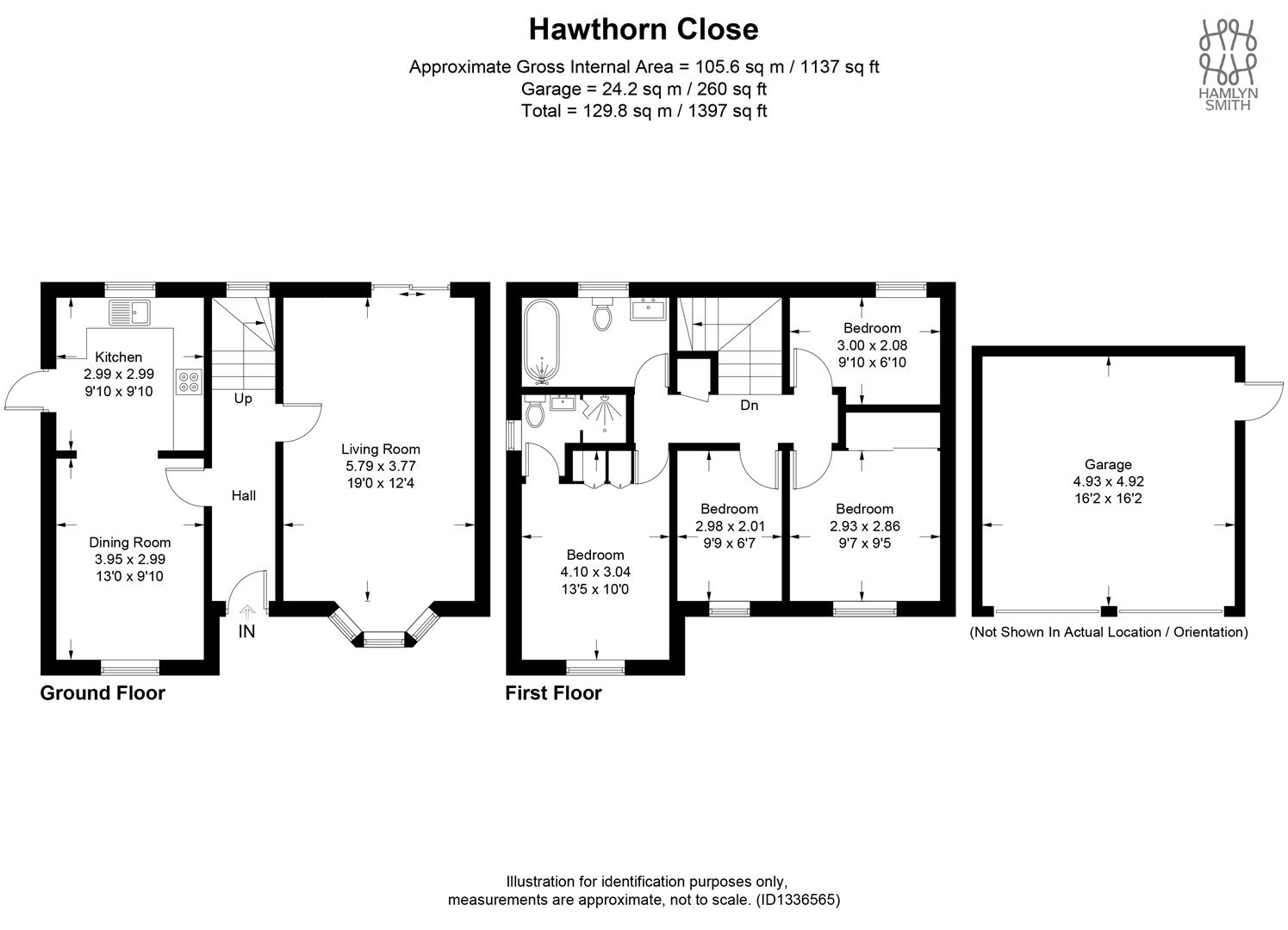 10, Hawthorn Close, Burgess Hill floorplan