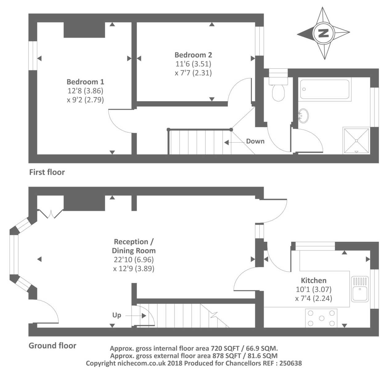 2 Bedrooms Terraced house to rent in Cannon Street, Reading RG1