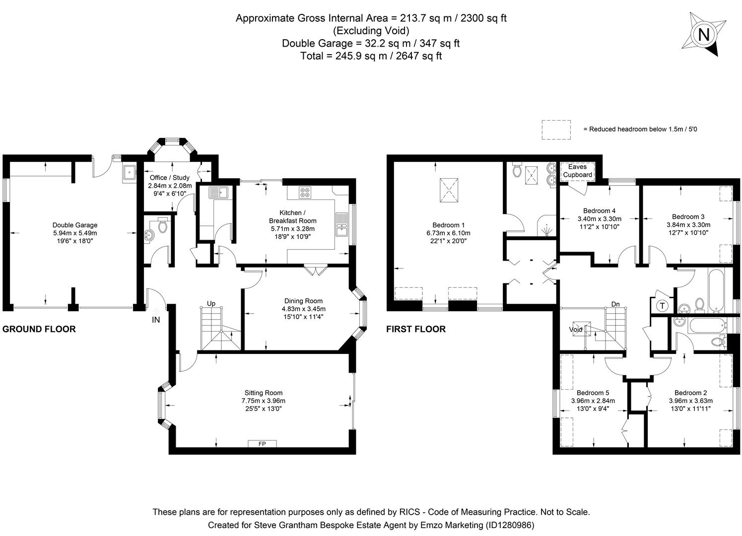 65, Bulls Copse Lane, Horndean floorplan