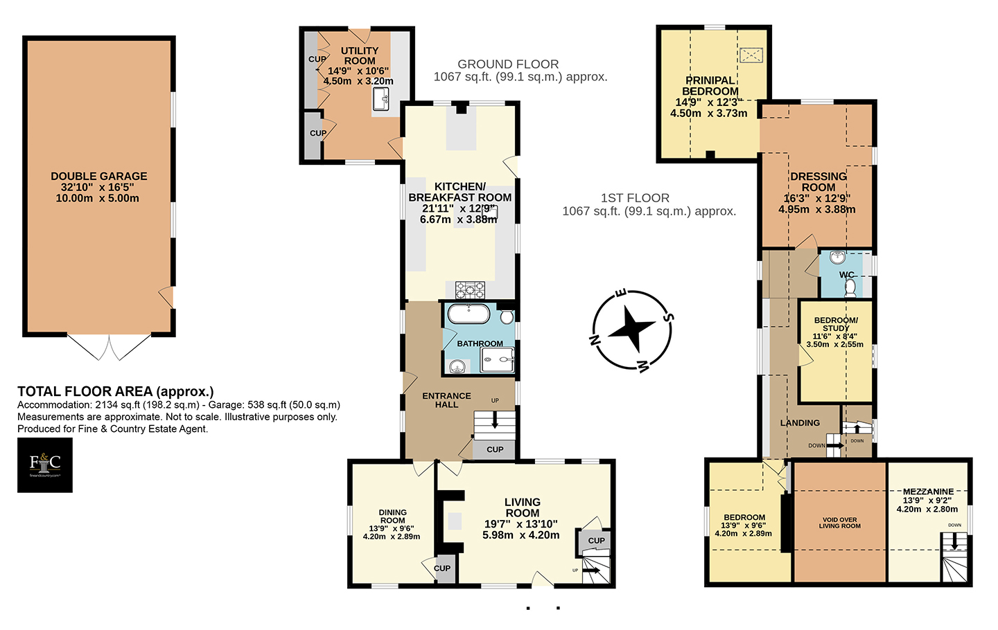 Willow Cottage, Low Road, Harleston floorplan