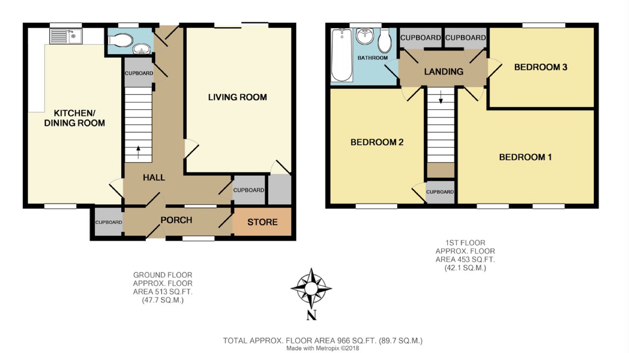 3 Bedrooms Terraced house for sale in Brambledown, Hartley, Longfield DA3