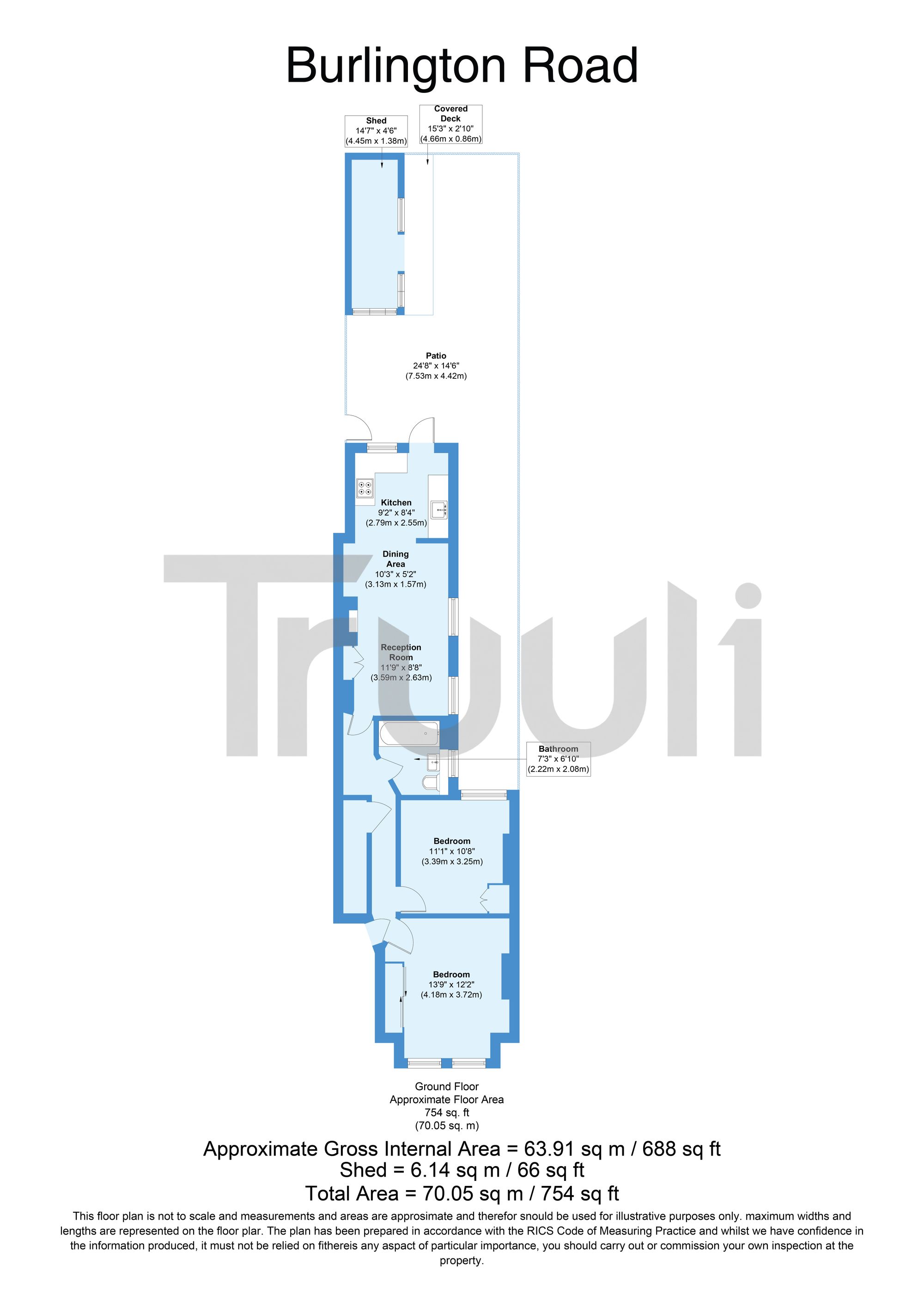 118 Burlington Road, Thornton Heath floorplan
