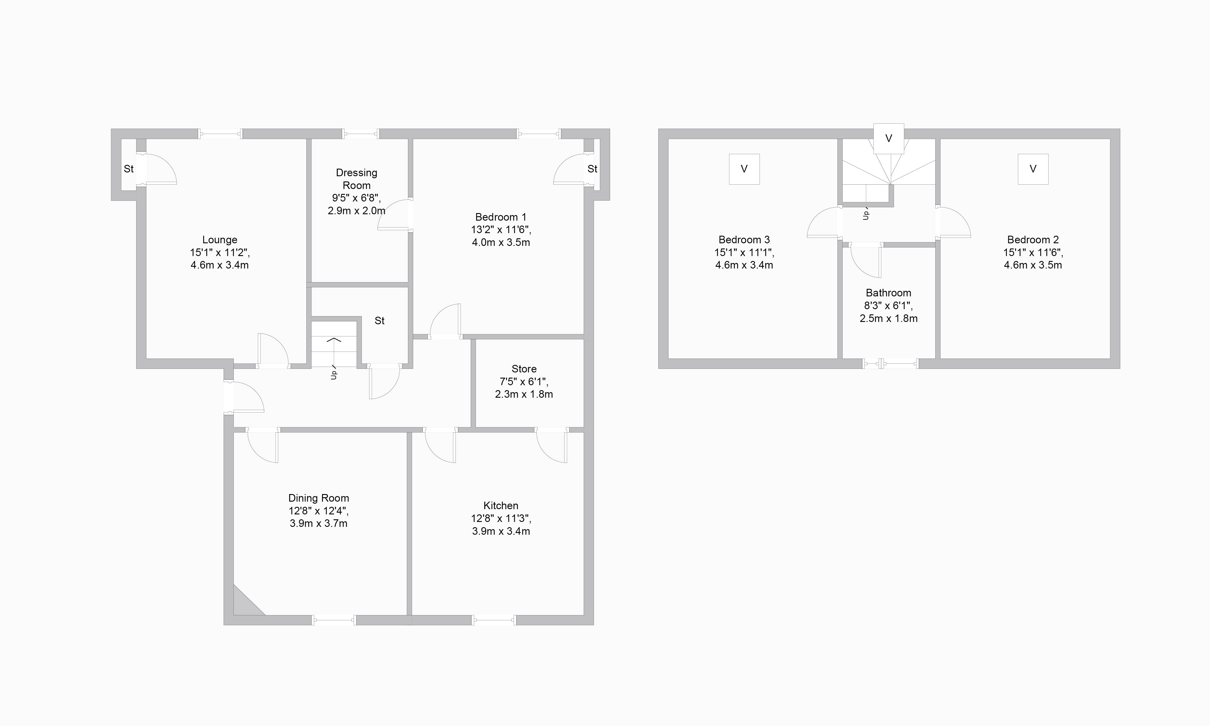 3 Bedrooms Flat for sale in Port Street, Top Right, Stirling, Stirling FK8