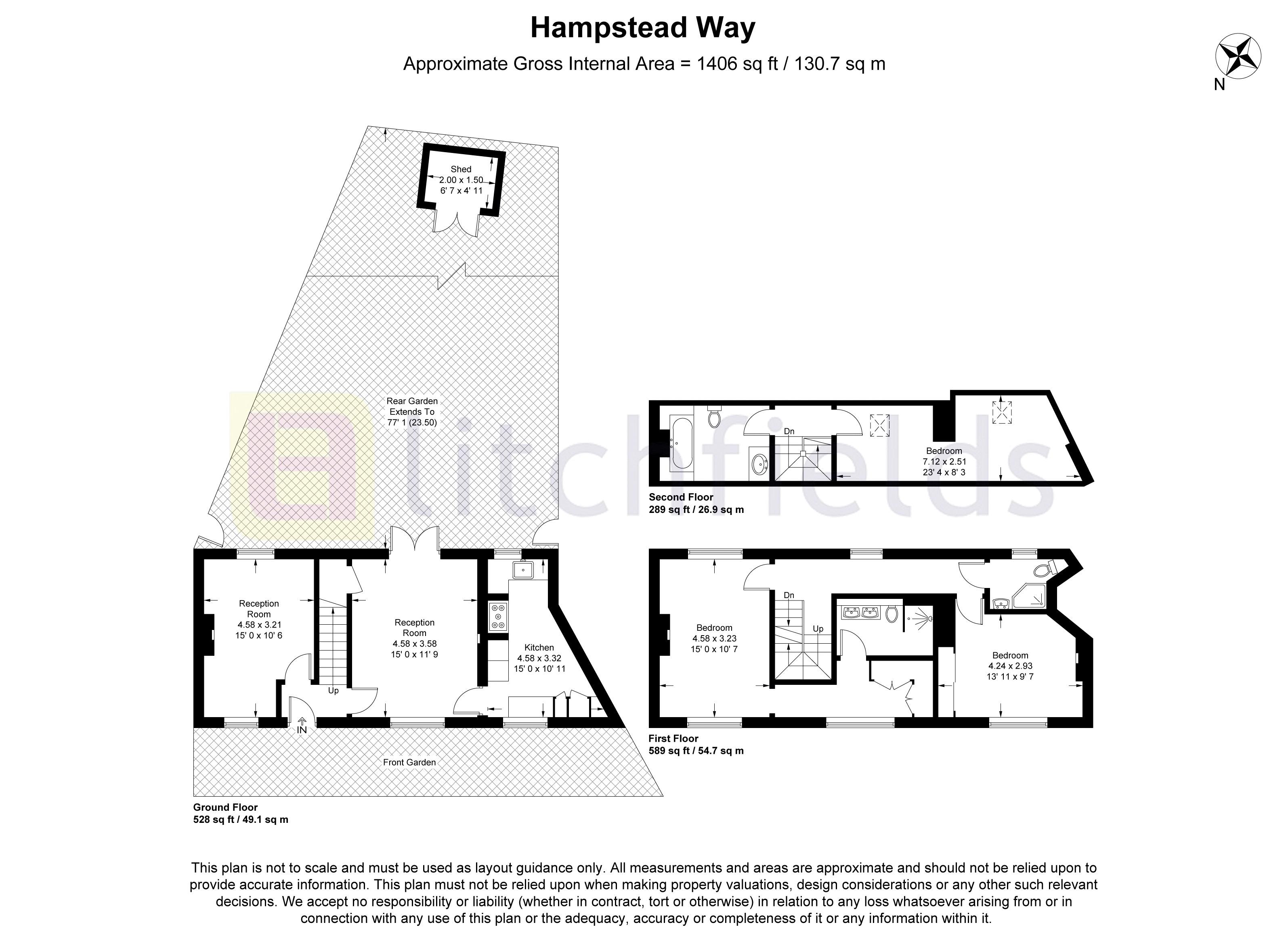 124, Hampstead Way, Hampstead Garden Suburb floorplan