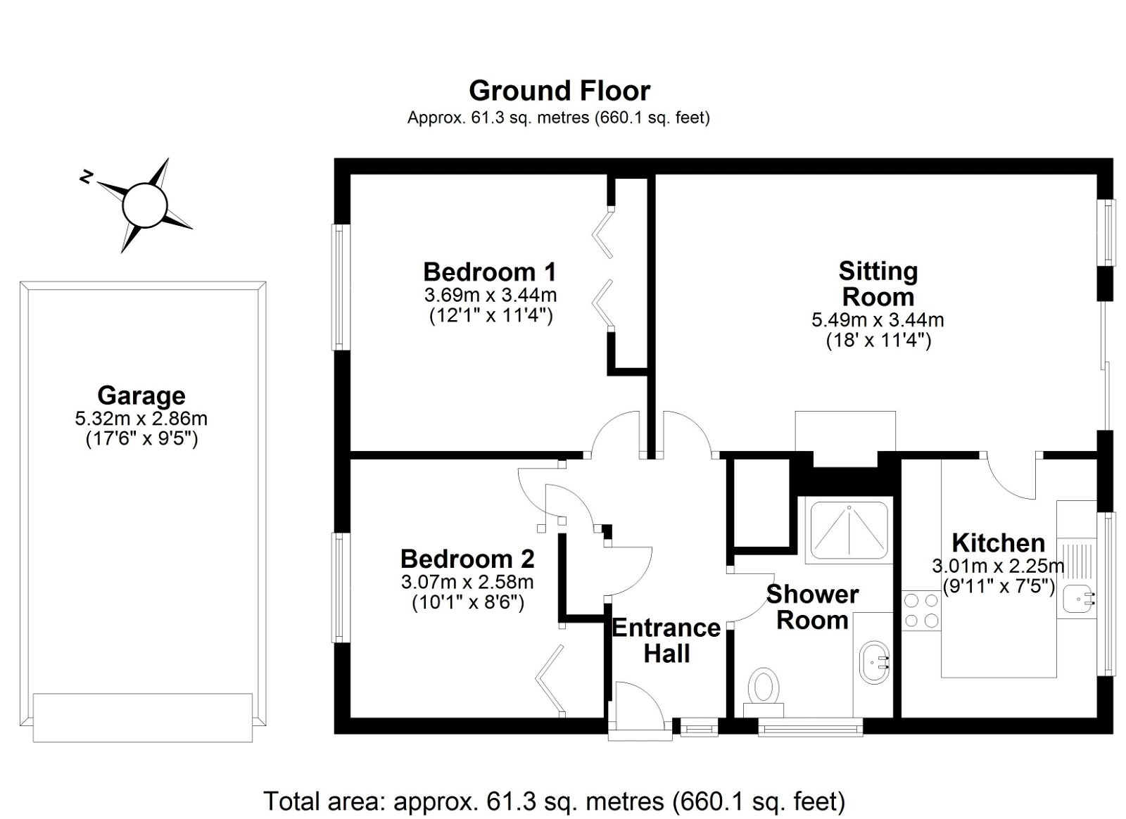 Steed Close, Paignton TQ4, 2 bedroom bungalow for sale 65164466