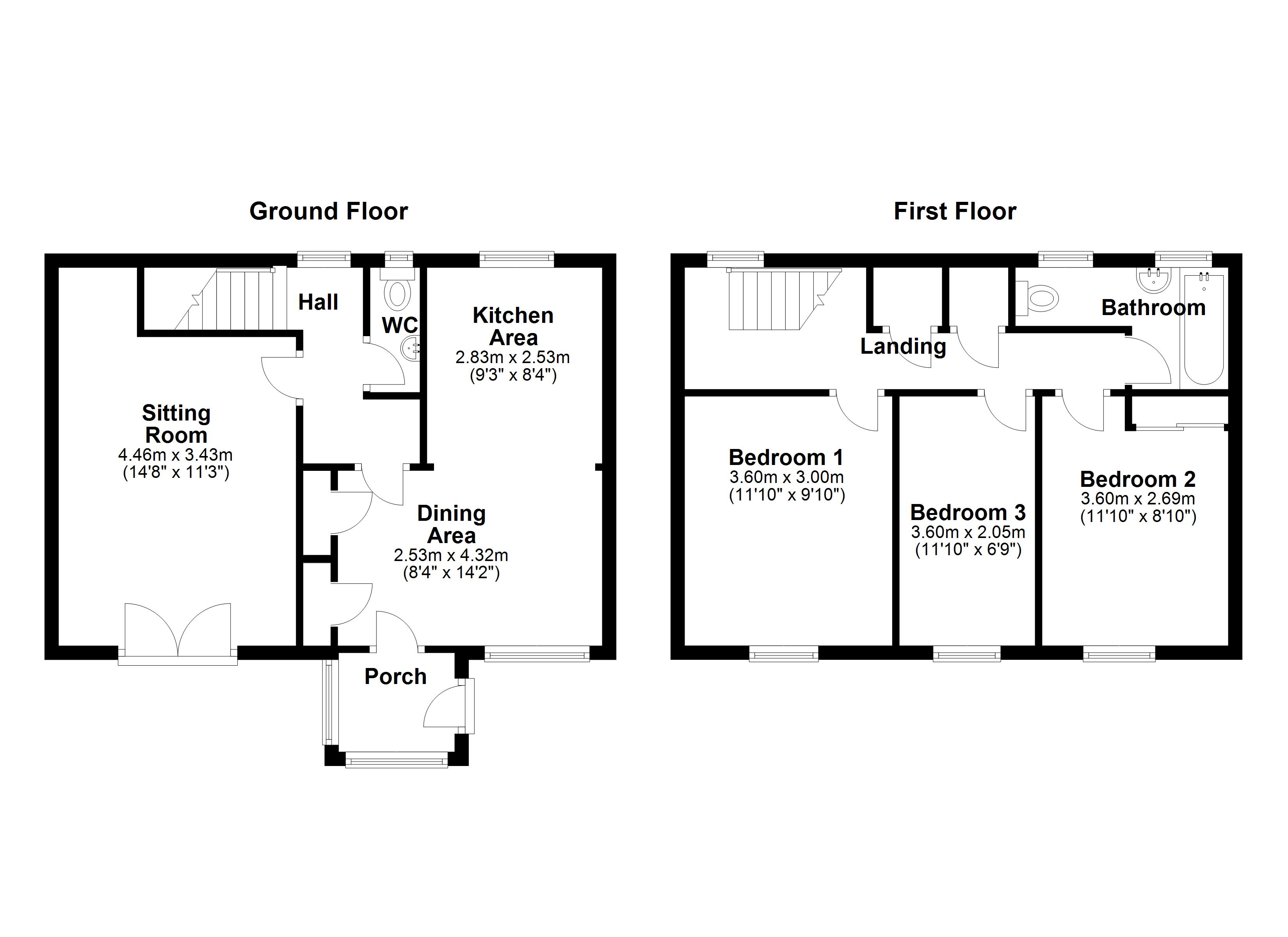 211, Hareydene, Tyne and Wear floorplan