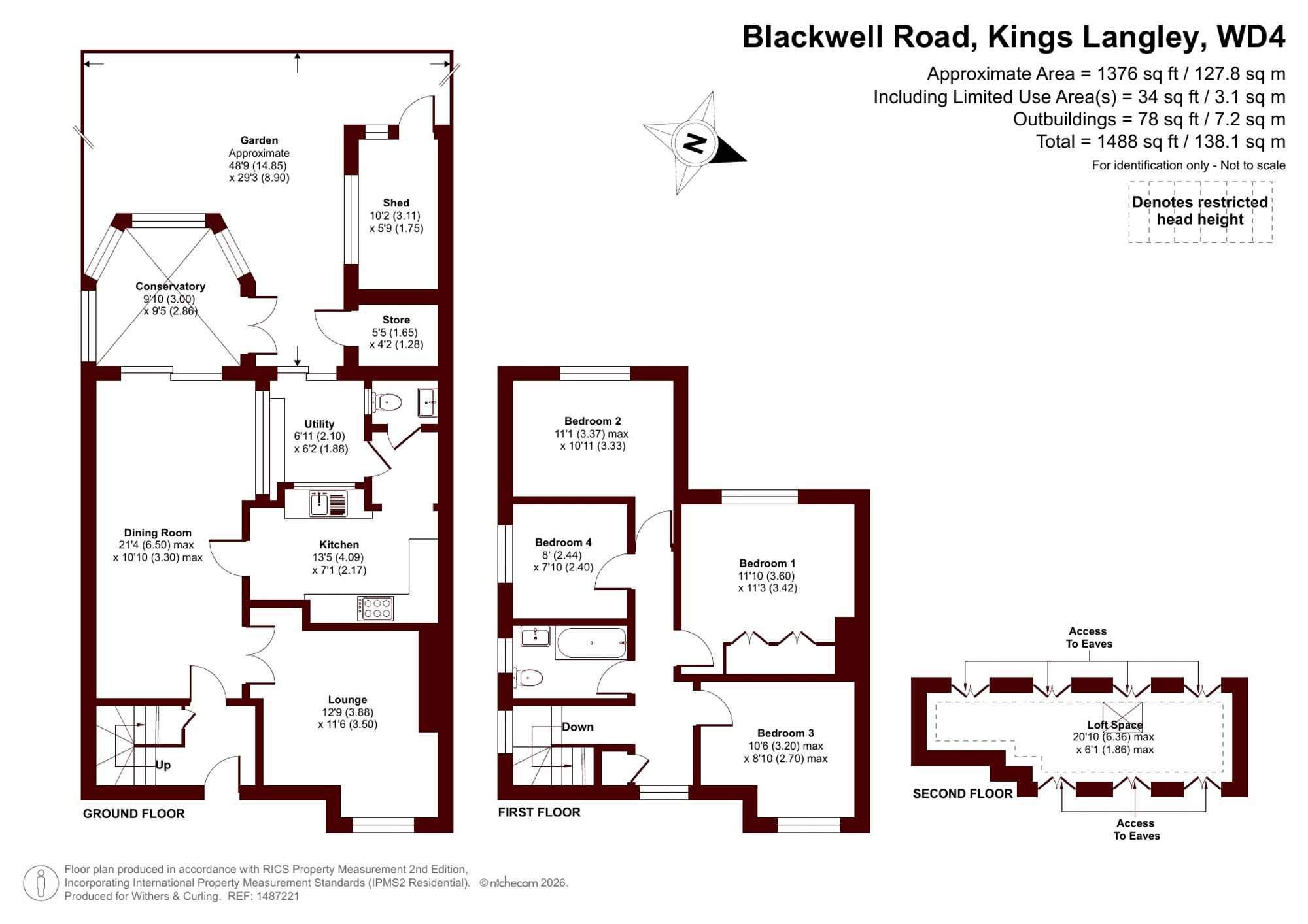 9 Blackwell Road, Kings Langley floorplan
