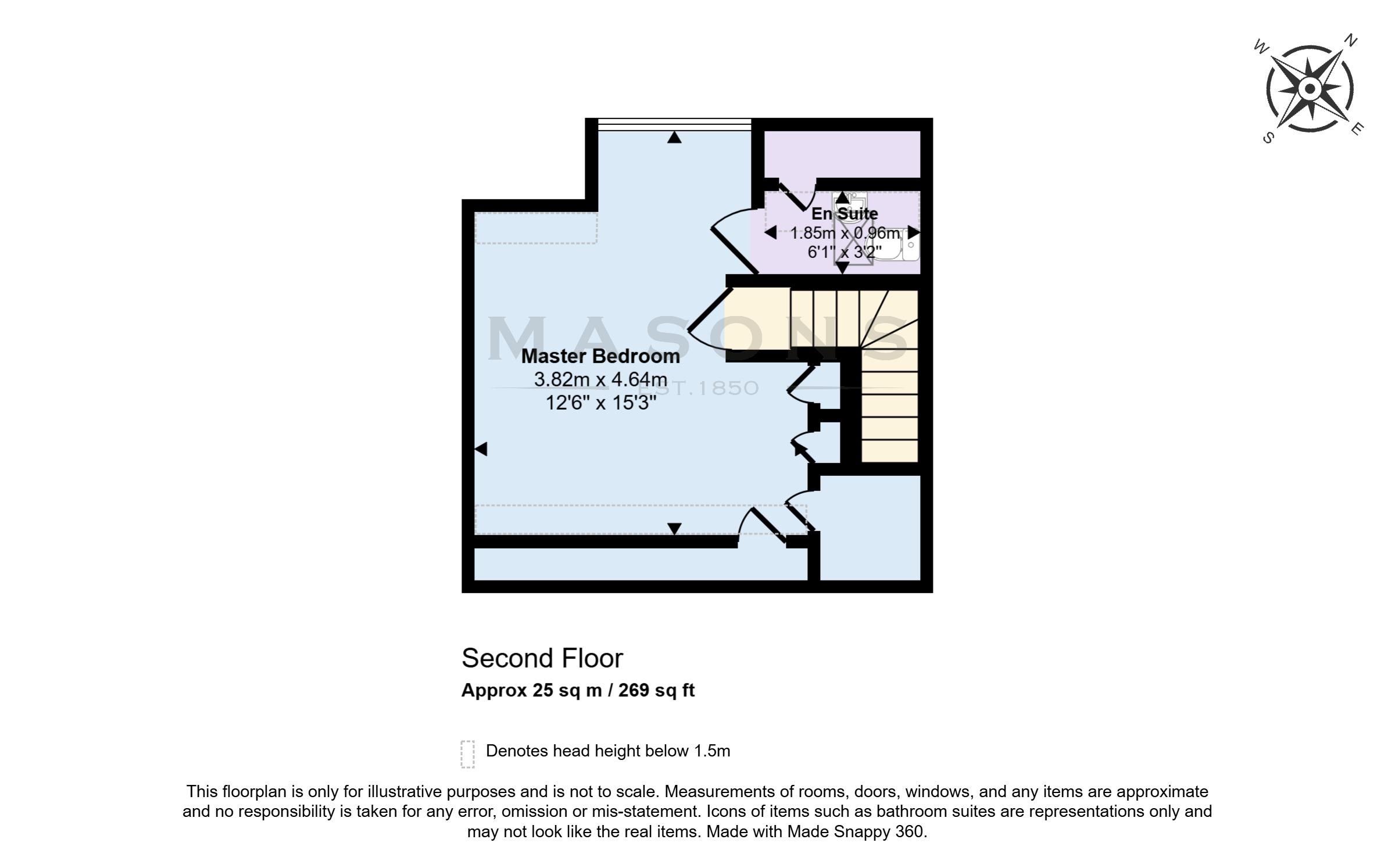 165, Eastgate, Louth floorplan