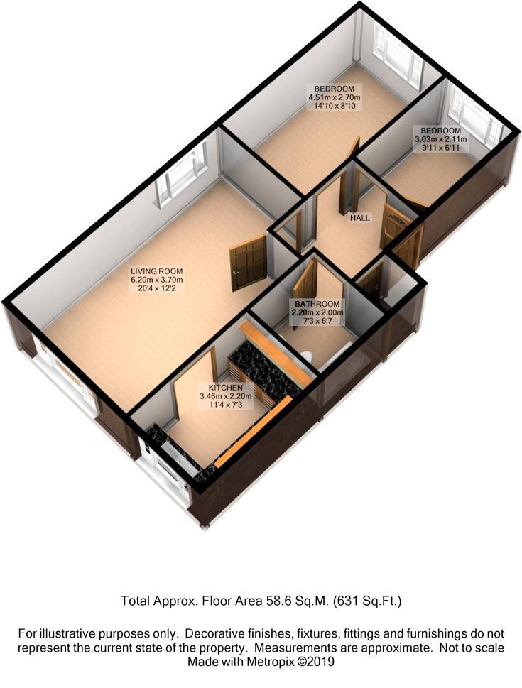 2 Bedrooms Flat for sale in Hove Gardens, Sutton SM1