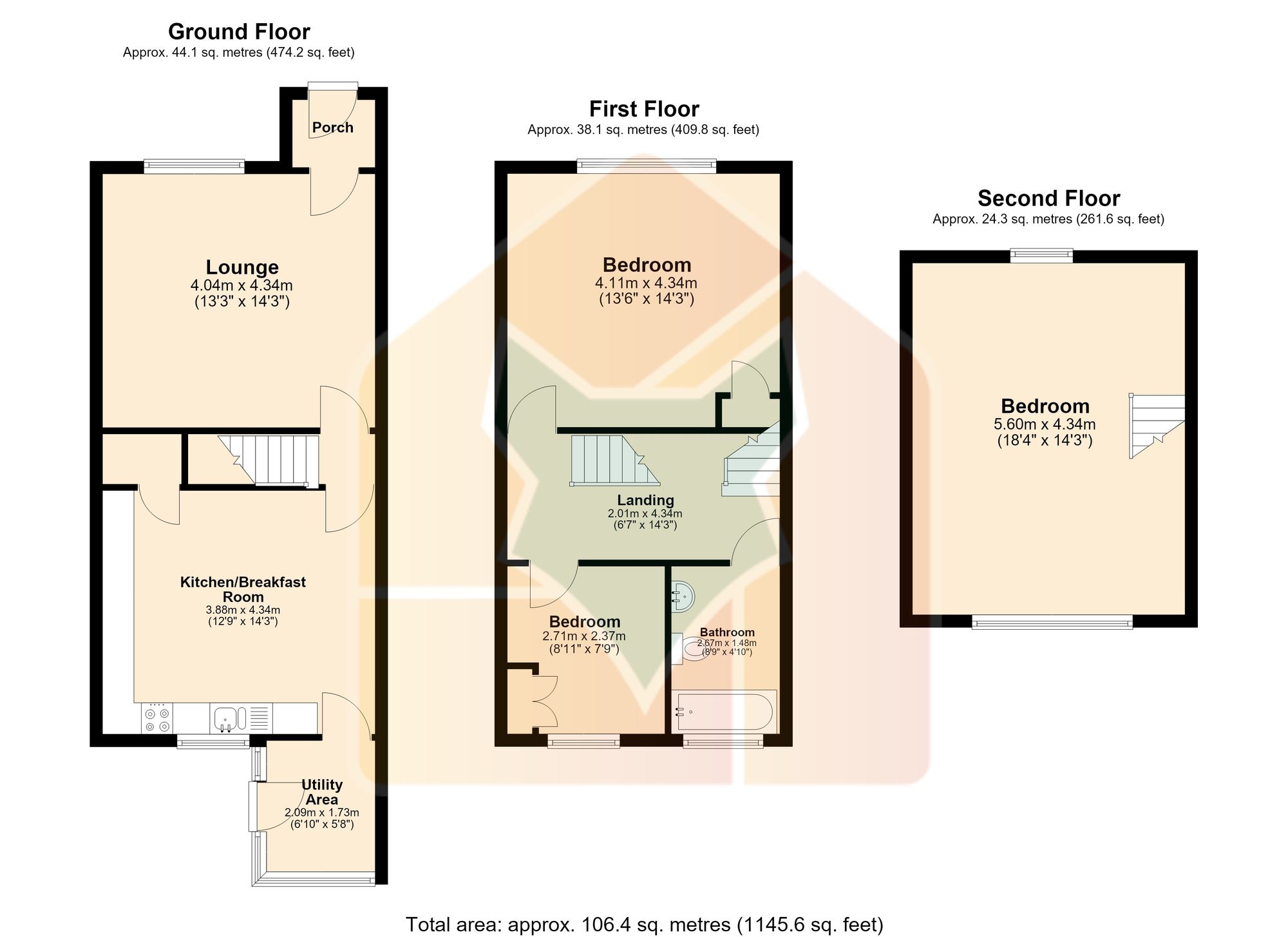 2 Fountain Hill, Doncaster floorplan