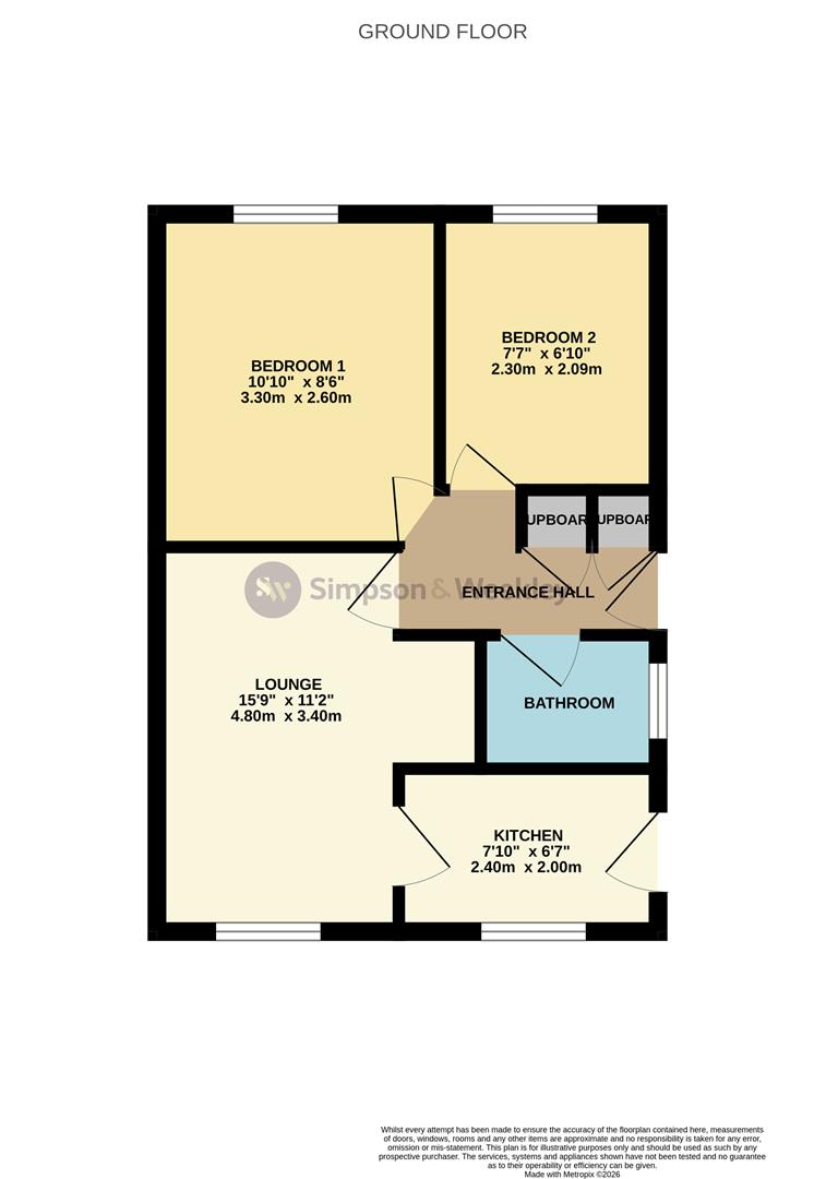 45, Buckwell Close, Wellingborough floorplan