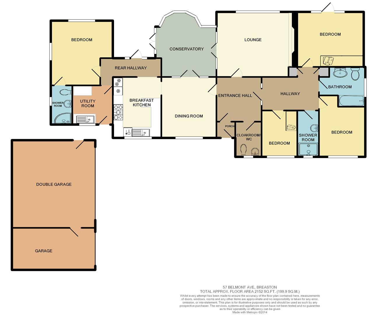 4 Bedrooms Detached bungalow for sale in Belmont Avenue, Breaston, Derby DE72