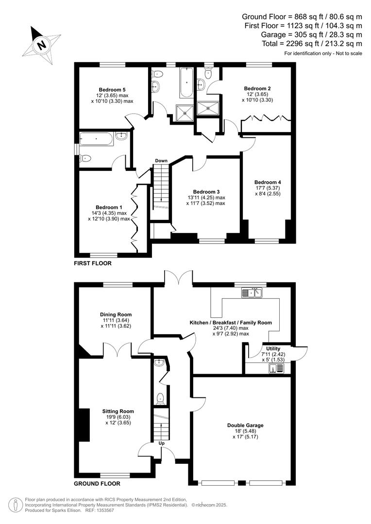 20, Bellflower Way, Chandler's Ford floorplan