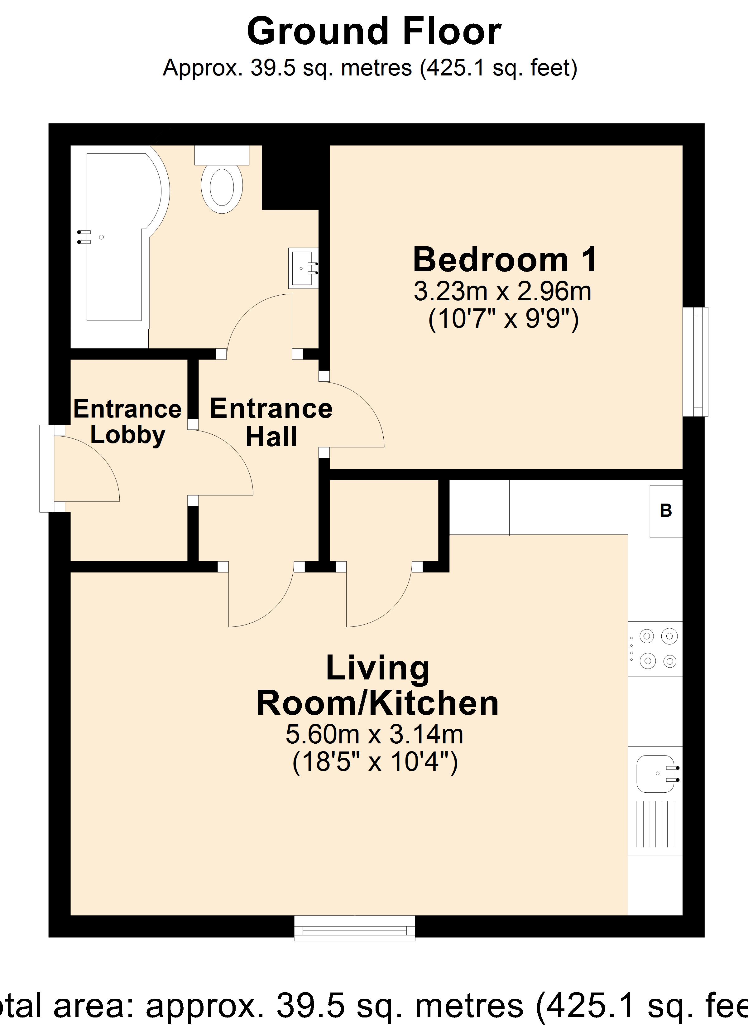 Churchfields, Wincanton, Somerset BA9, 1 bedroom flat for sale